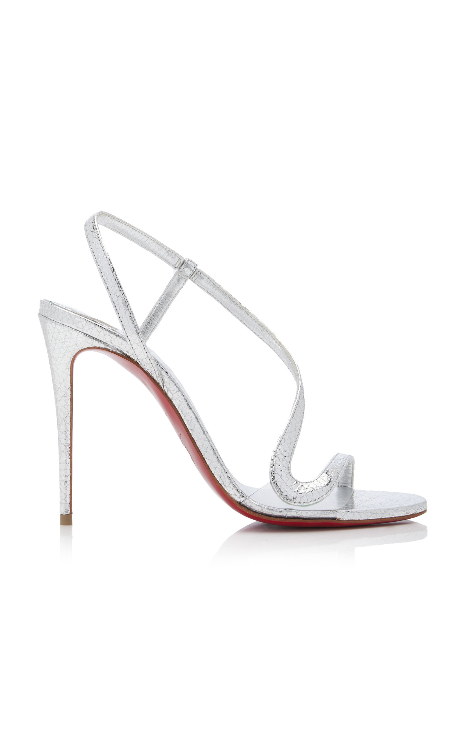 CHRISTIAN LOUBOUTIN ROSALIE 100MM STAR LEATHER SANDALS