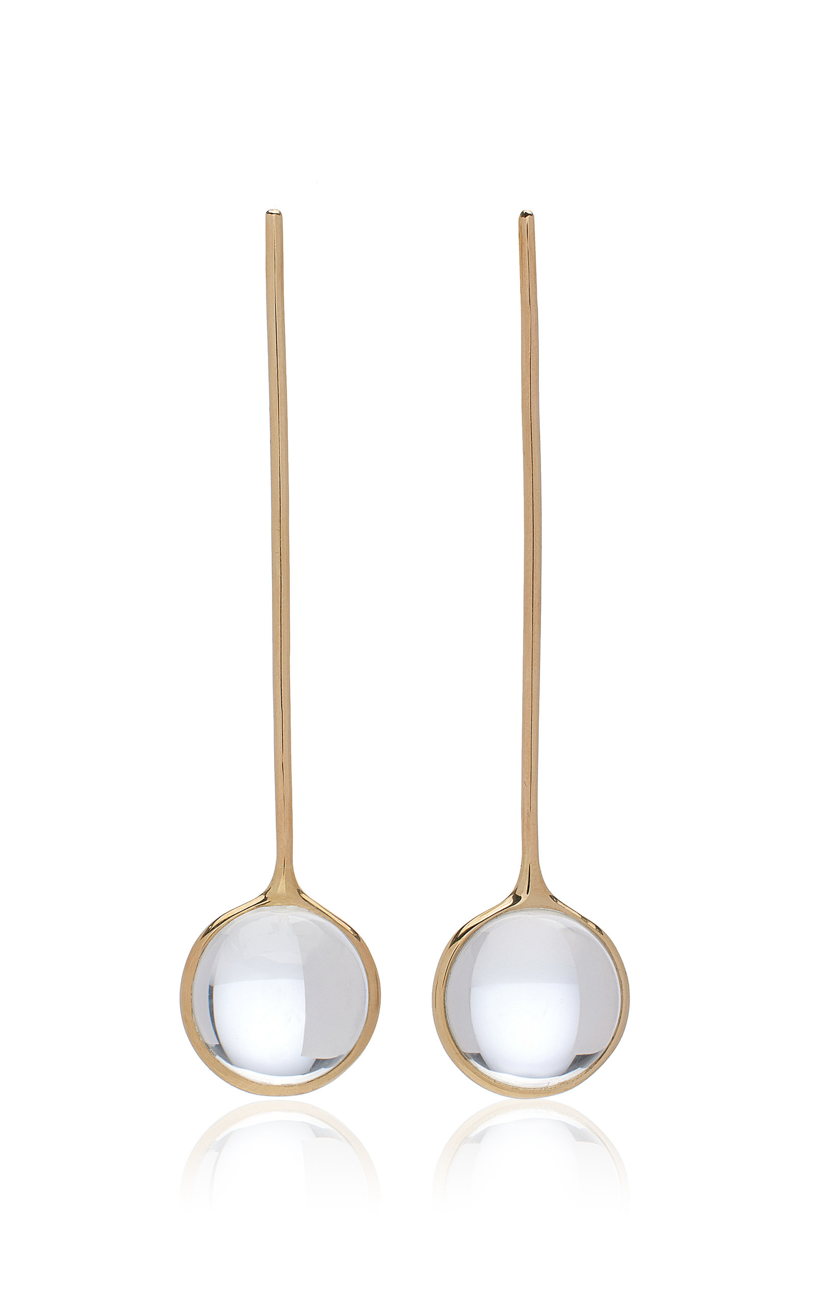 Cyril 46˚ 14K Yellow Gold Quartz Earrings - Gold - OS - Moda Operandi