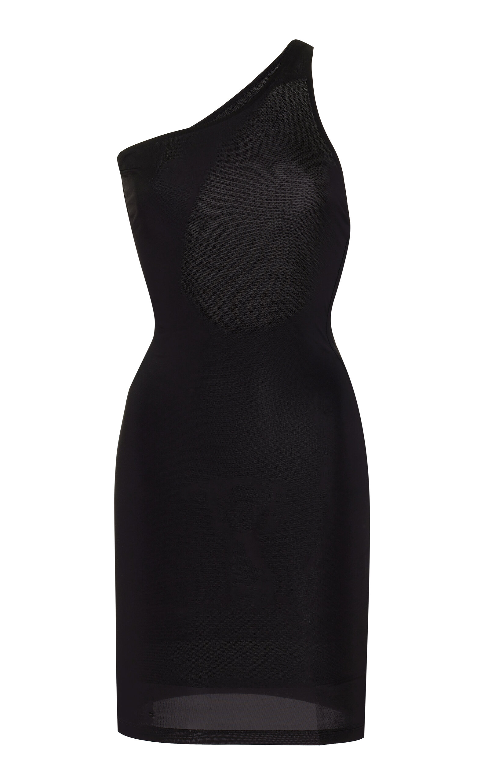 LOUISA BALLOU WOMEN'S PLUNGE ASYMMETRIC MINI DRESS