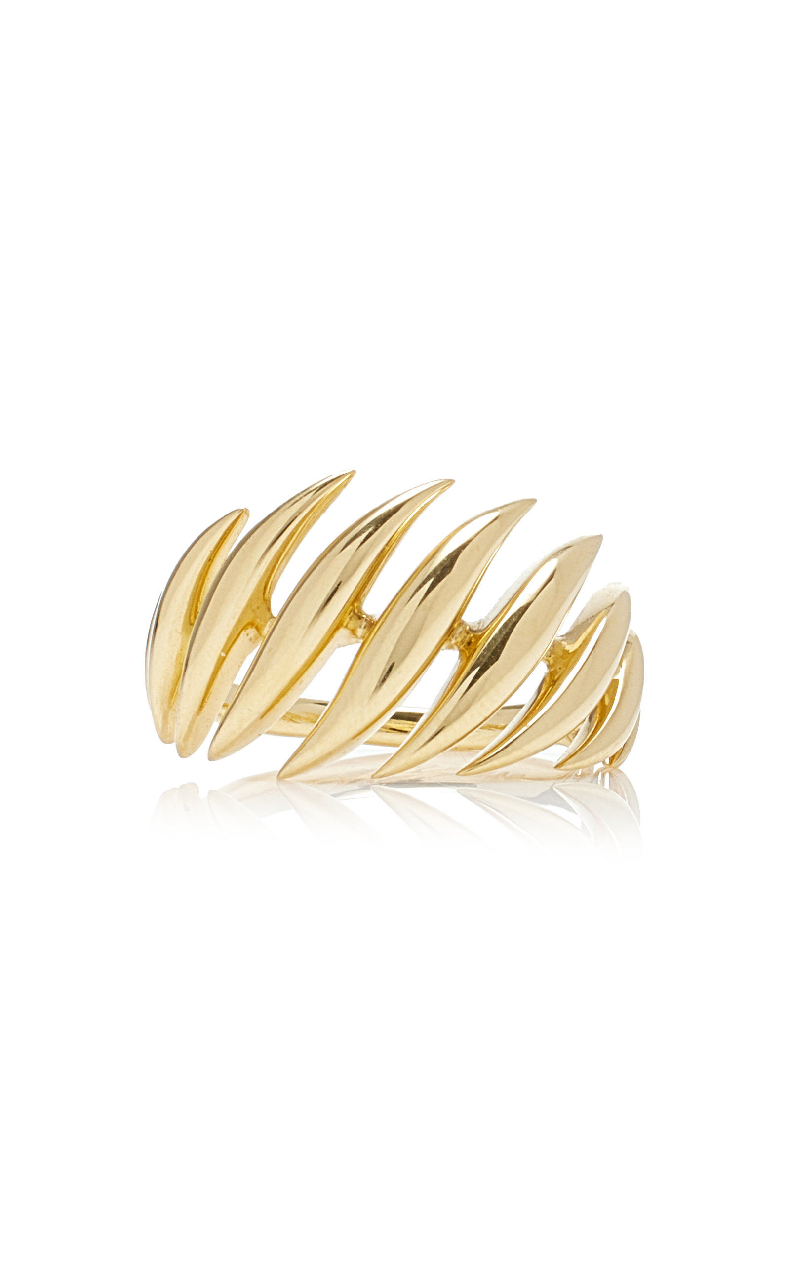 Fernando Jorge 18kt Yellow Gold Stream Wave Diamond Ring