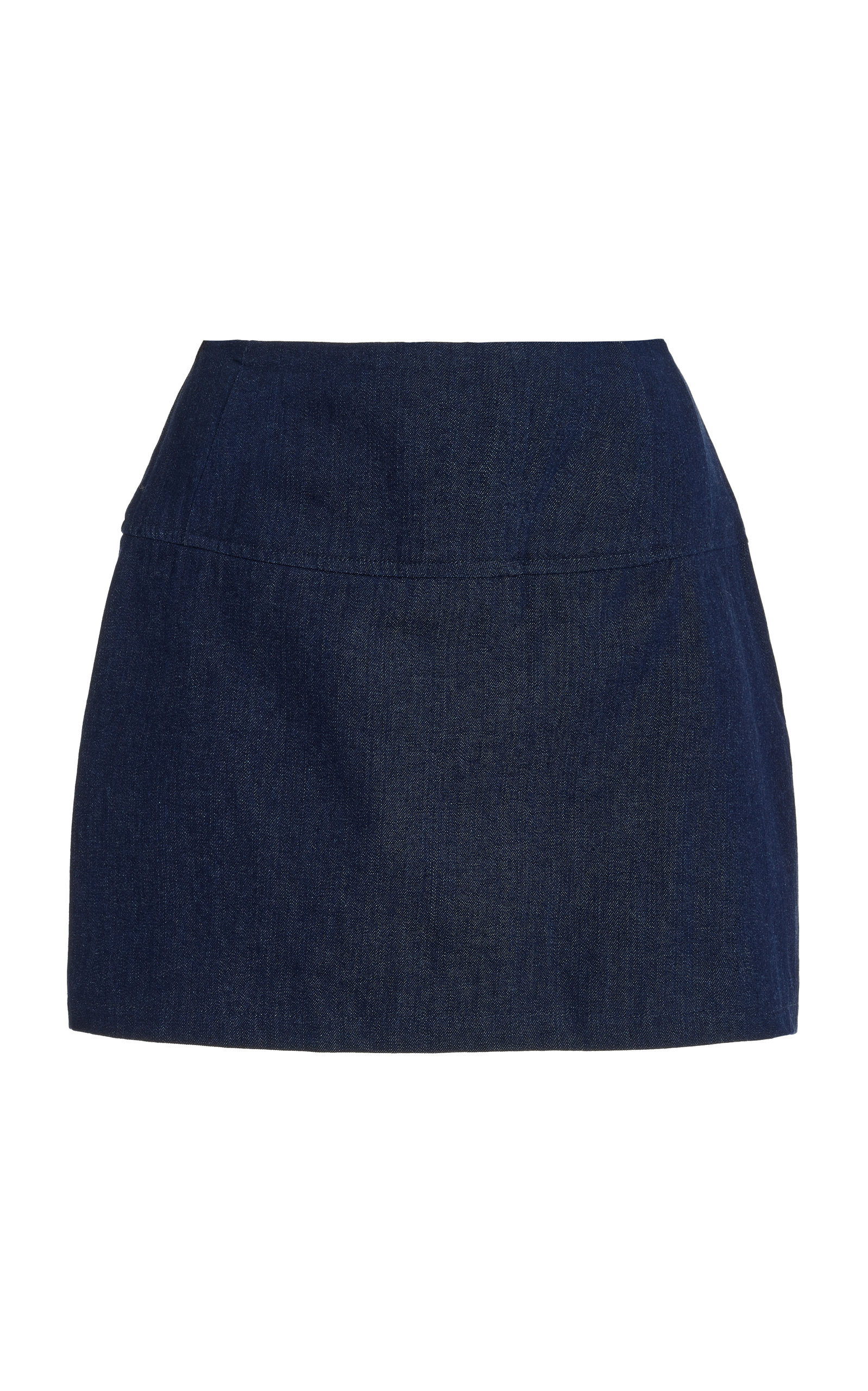 Ciao Lucia Women's Tino Chambray Mini Skirt