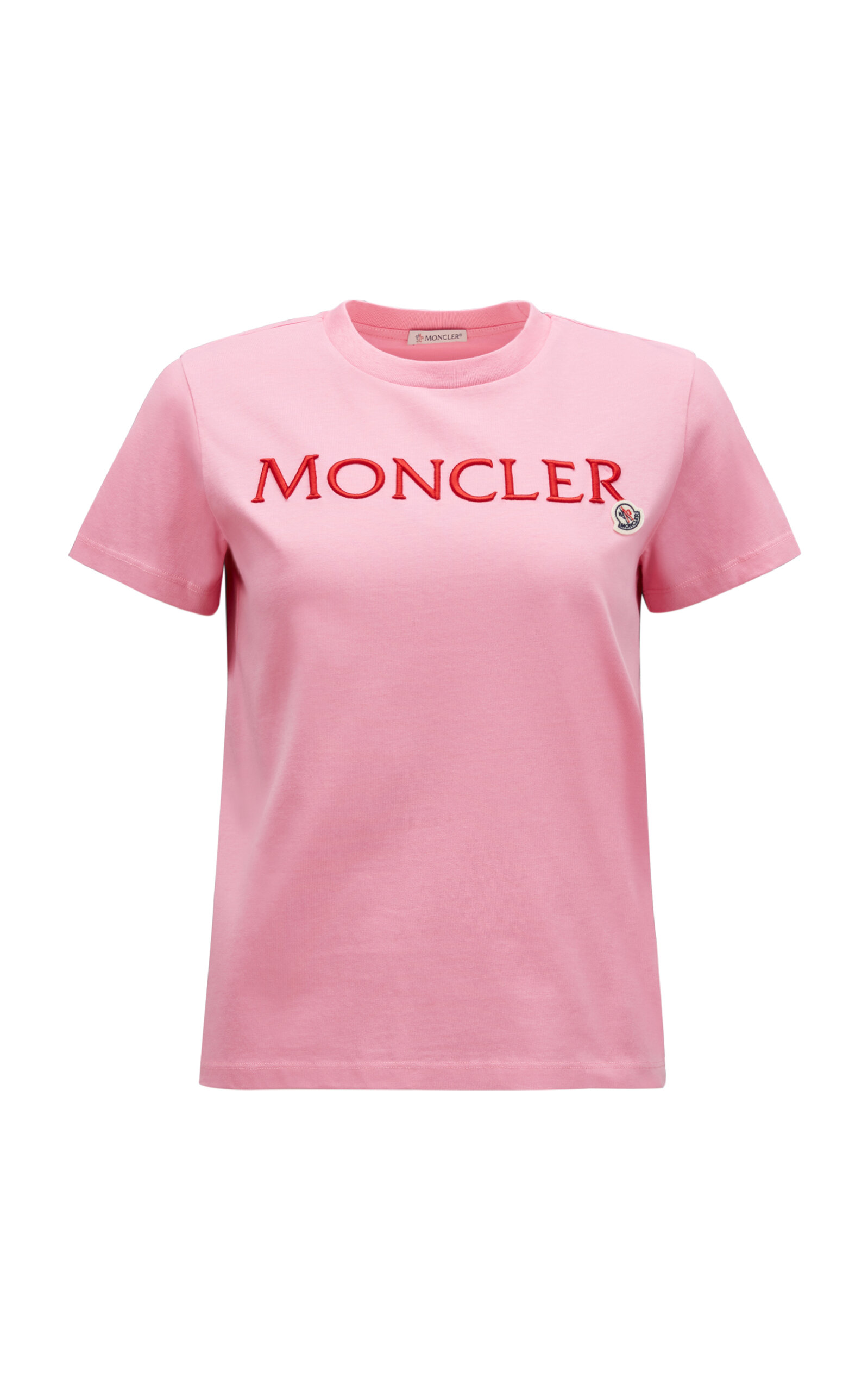 Moncler Logo Cotton T-Shirt - Women's Clothing