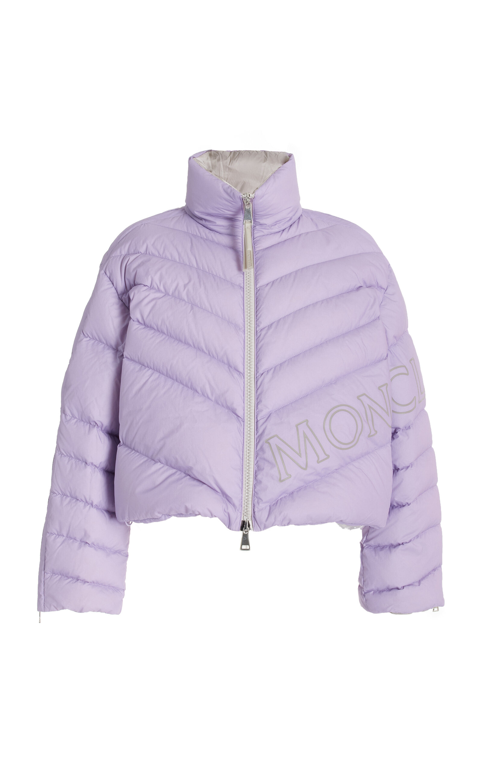Moncler Vonnes Short Down Jacker In Purple
