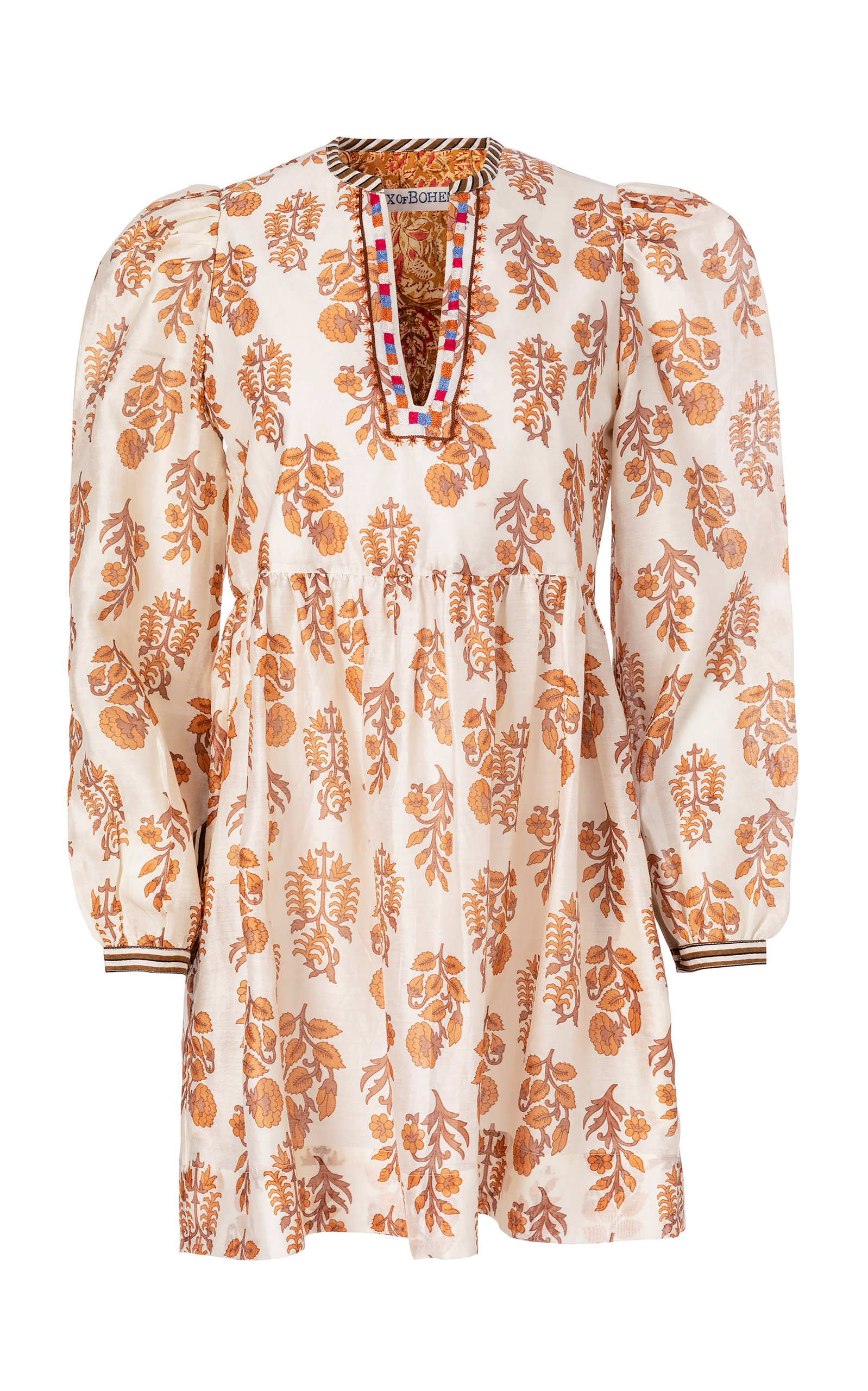 Alix of Bohemia Women's Whilemina Tumbleweed Cotton-Silk Mini Dress