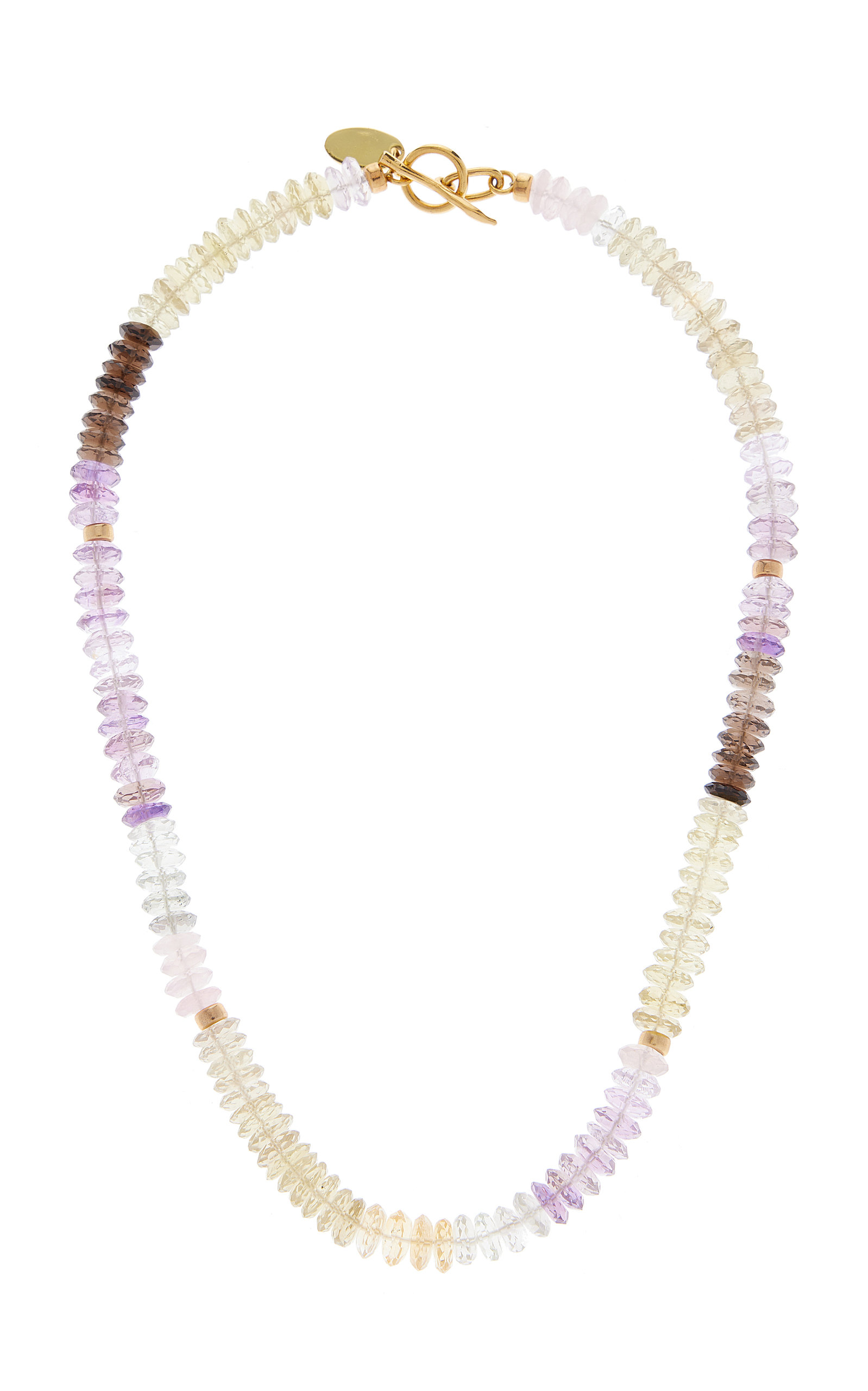 Lizzie Fortunato Women's Selena Gold-Plated Sterling Silver Quartz Necklace