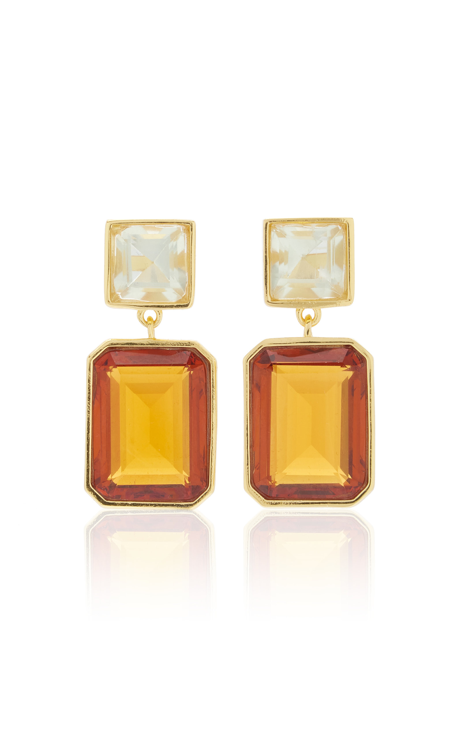 Lizzie Fortunato Women's Lush Gold-Plated Brass Earrings