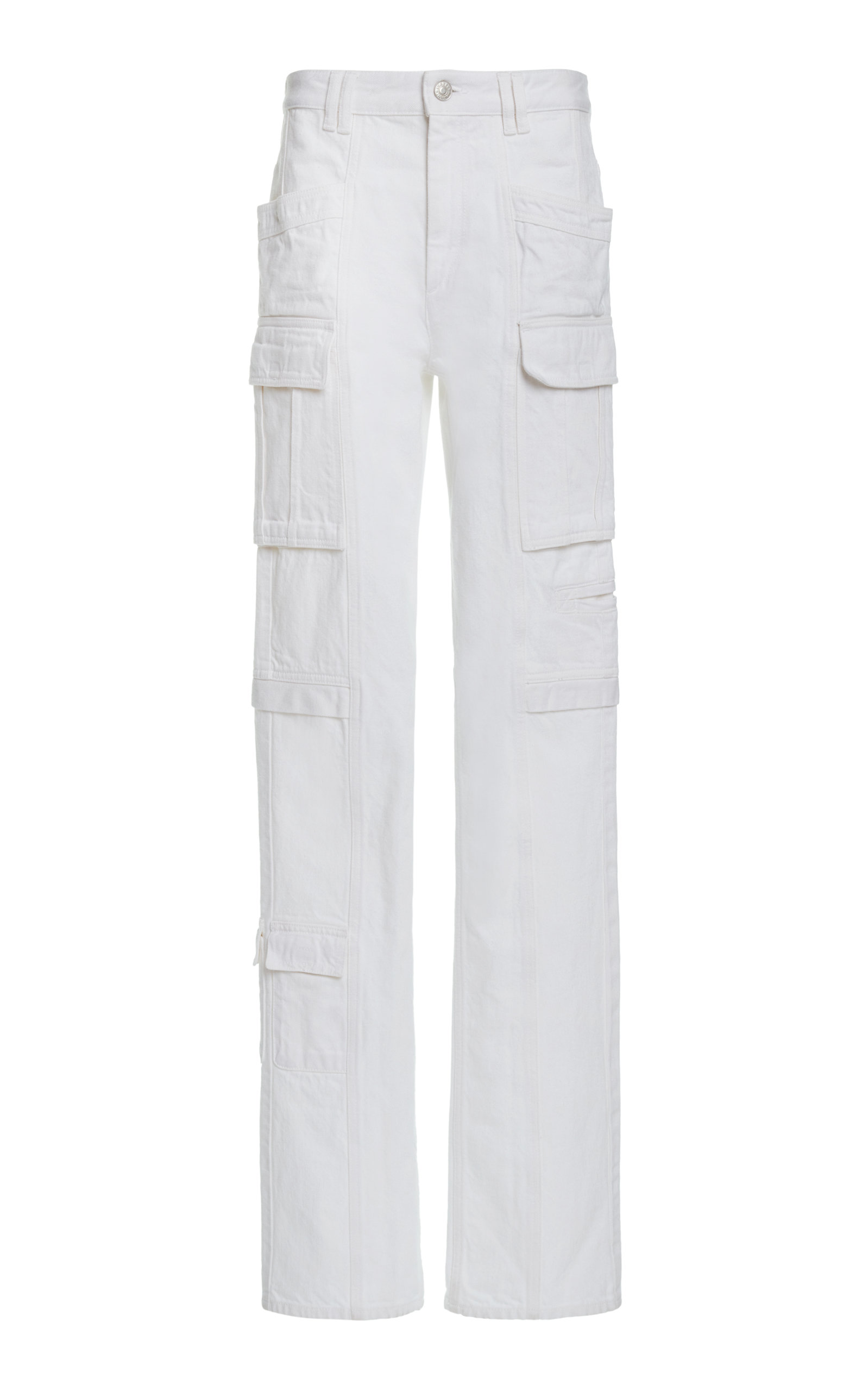 Isabel Marant Vokayo Cotton Pants - White