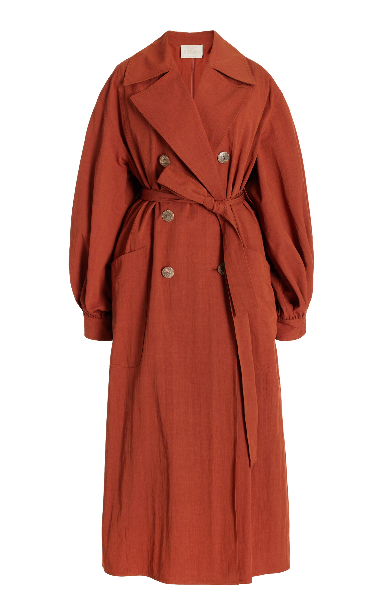 ULLA JOHNSON WOMEN'S ROCIO COTTON-BLEND TRENCH