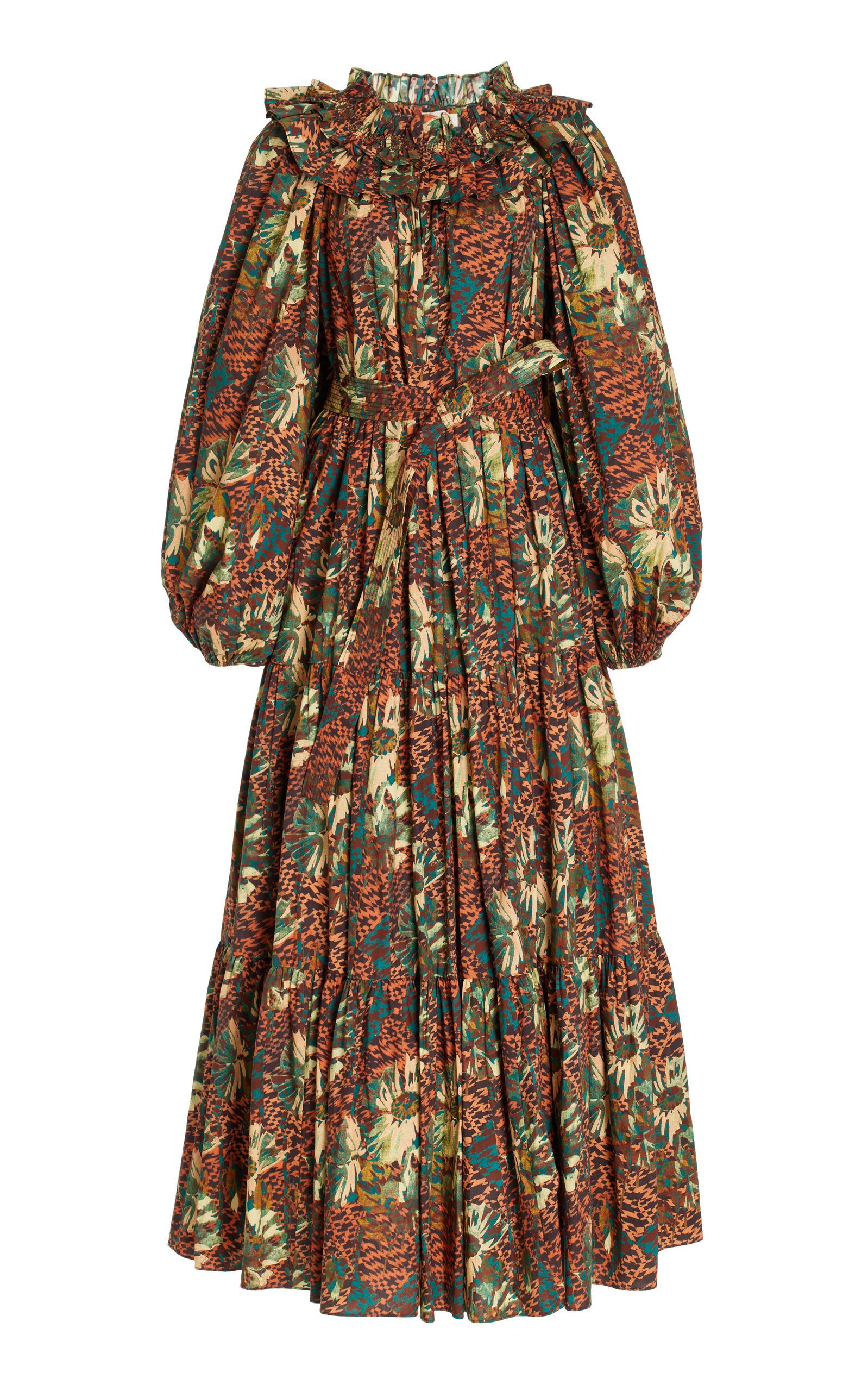 Ulla Johnson Women's Beatrix Printed Cotton Dress In Prism