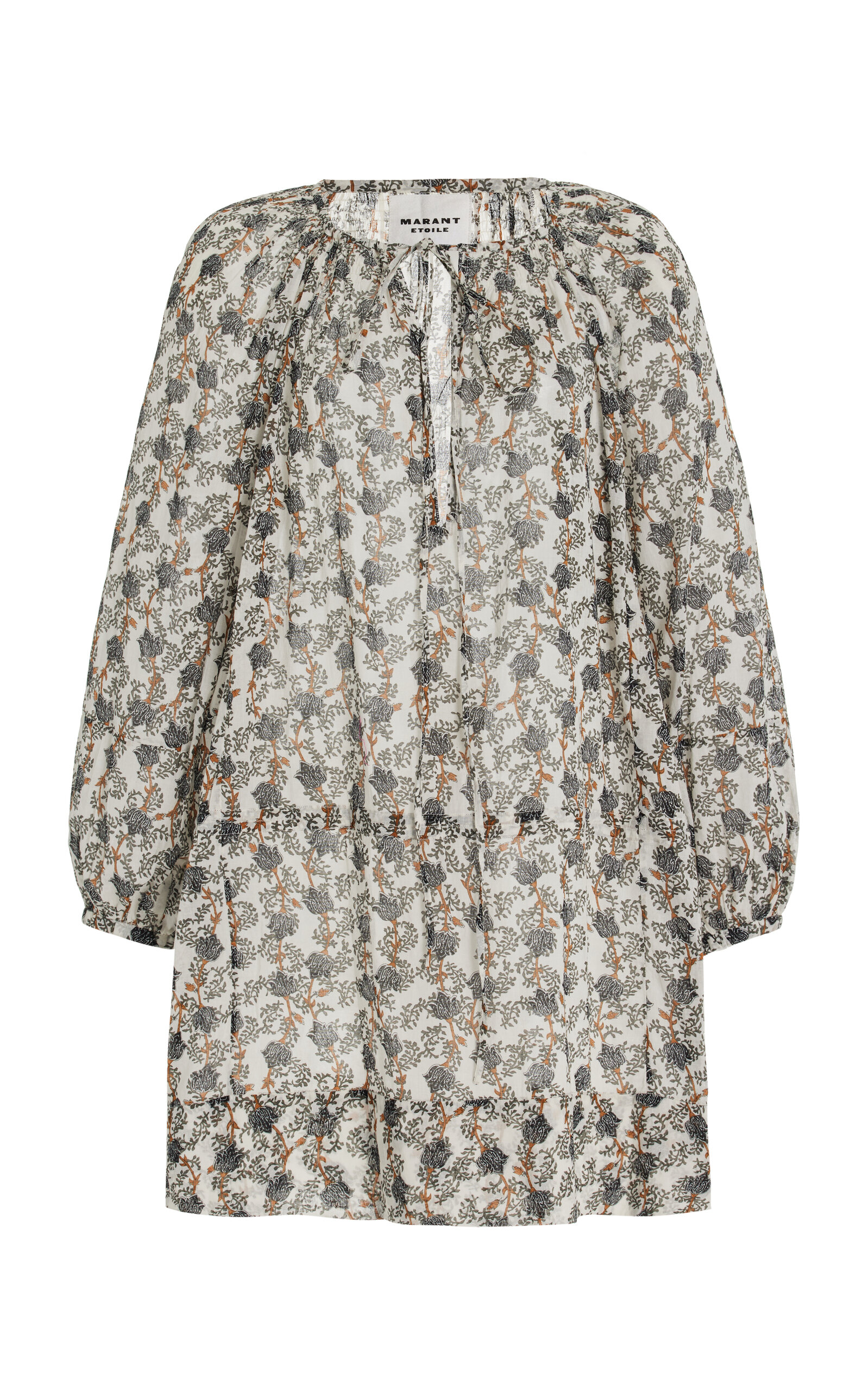 ISABEL MARANT ÉTOILE PARSLEY PRINTED COTTON MINI DRESS