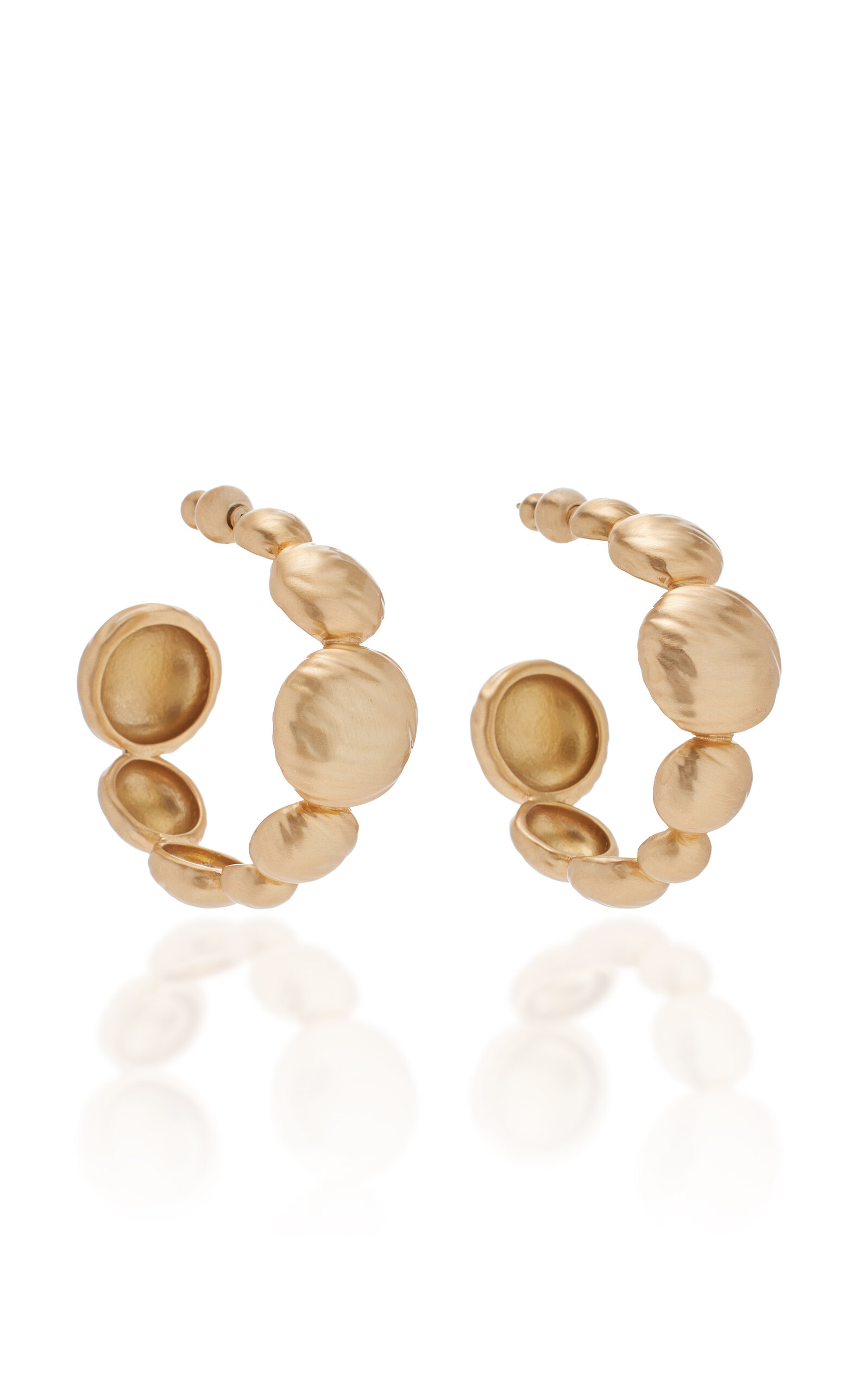 Cult Gaia - Women's Shirin Gold-Tone Hoop Earrings - Gold - OS - Moda Operandi - Gifts For Her