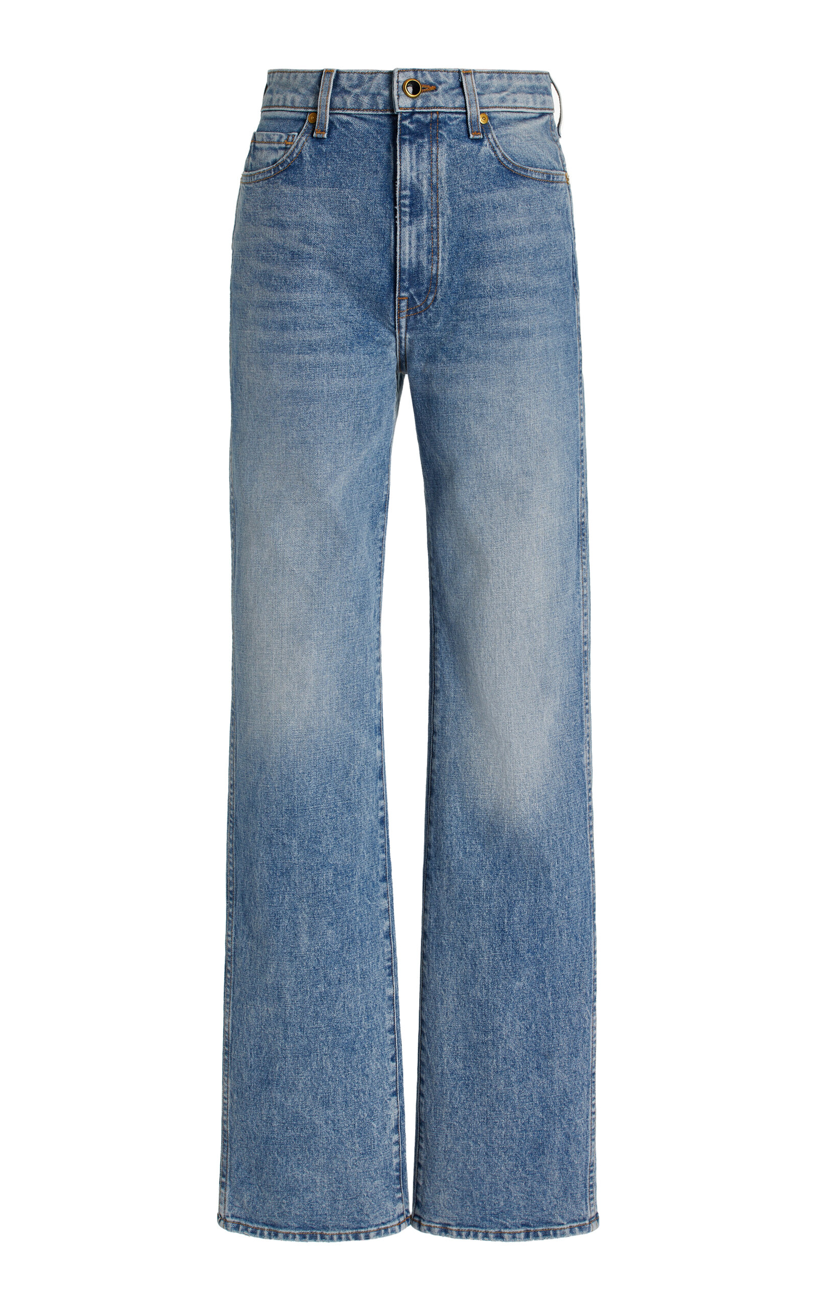 Khaite Danielle Straight-Leg Jeans - Light Wash
