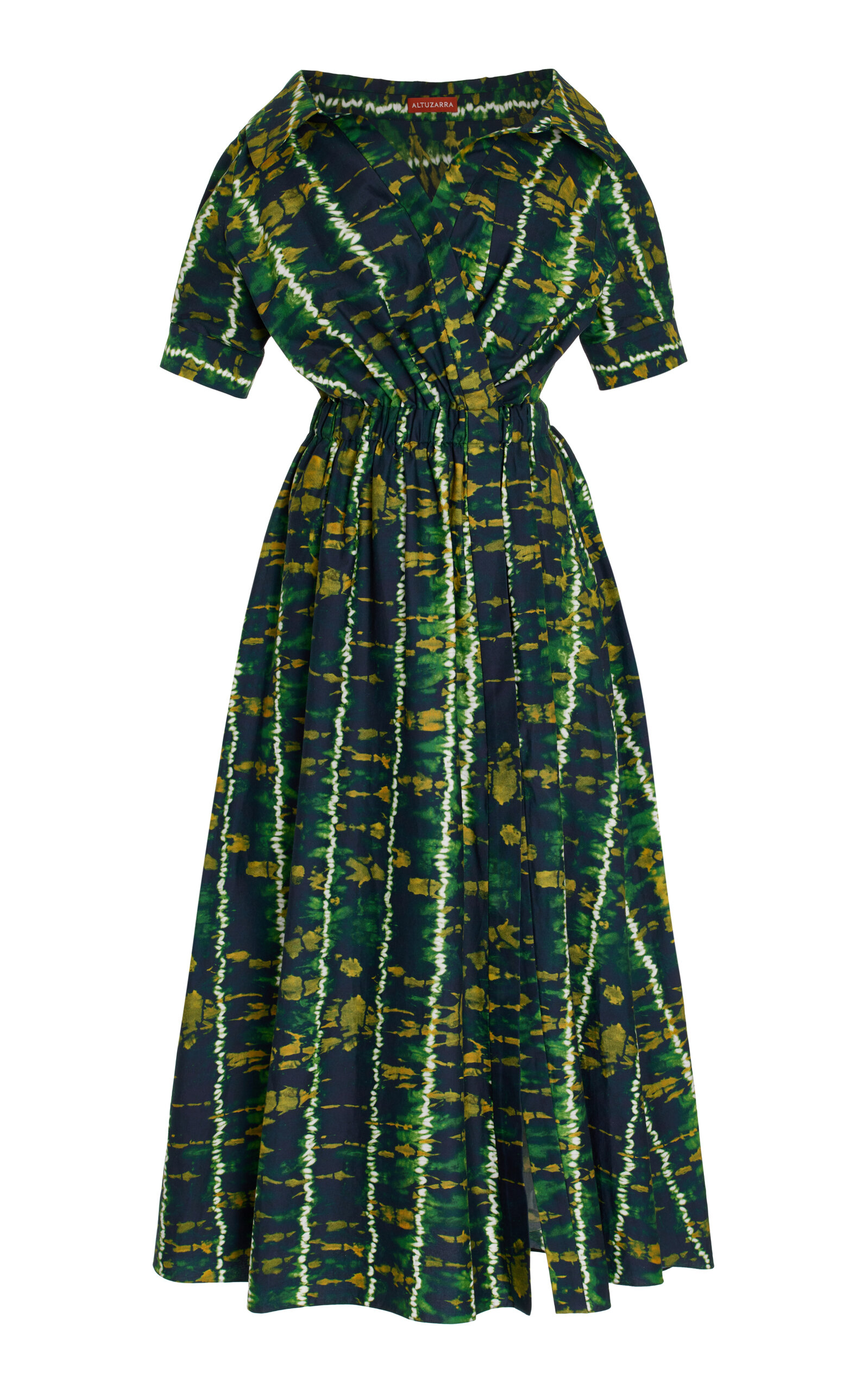 Altuzarra Lydia Printed Maxi Dress In Green