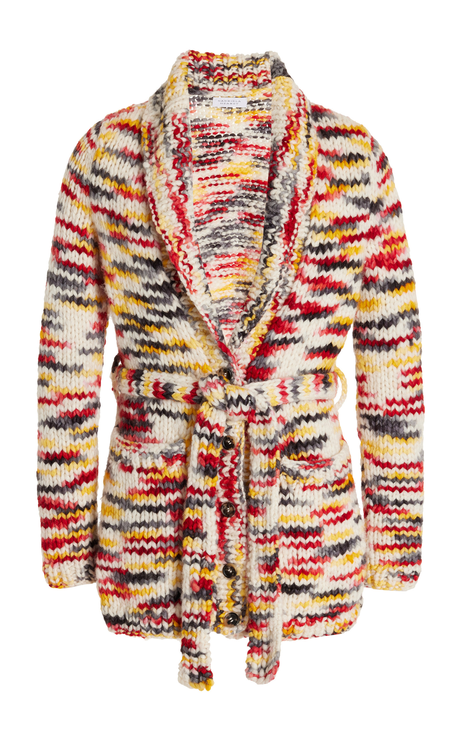 Gabriela Hearst Women's Hopkins Cashmere Cardigan In Red,multi