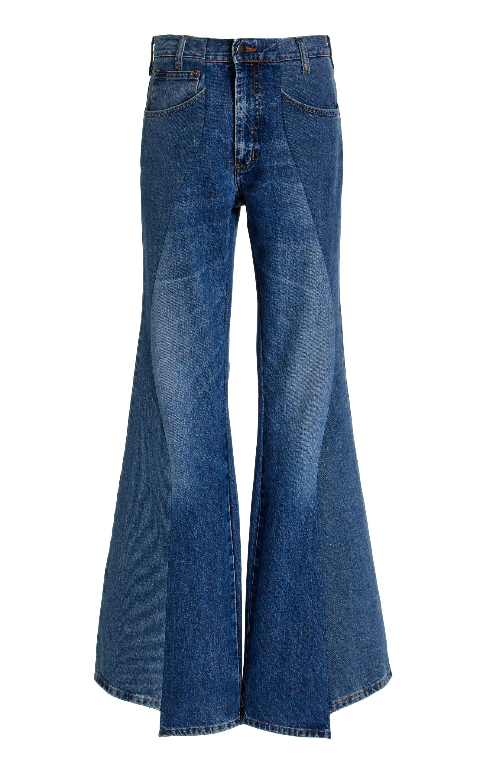 Gabriela Hearst Women's X E.l.v. Denim Foster Flared Jeans In Medium ...