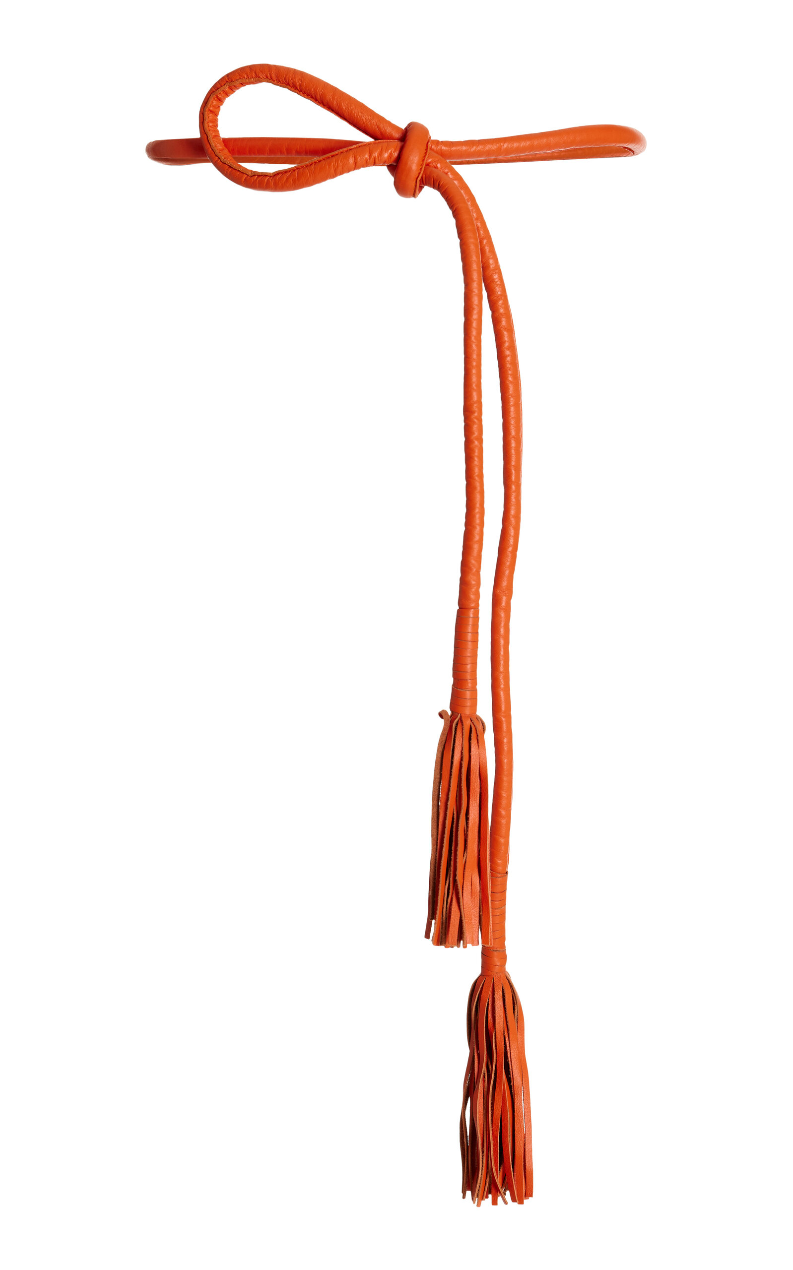 Andres Otalora Women's Tharaa Leather Belt In Orange