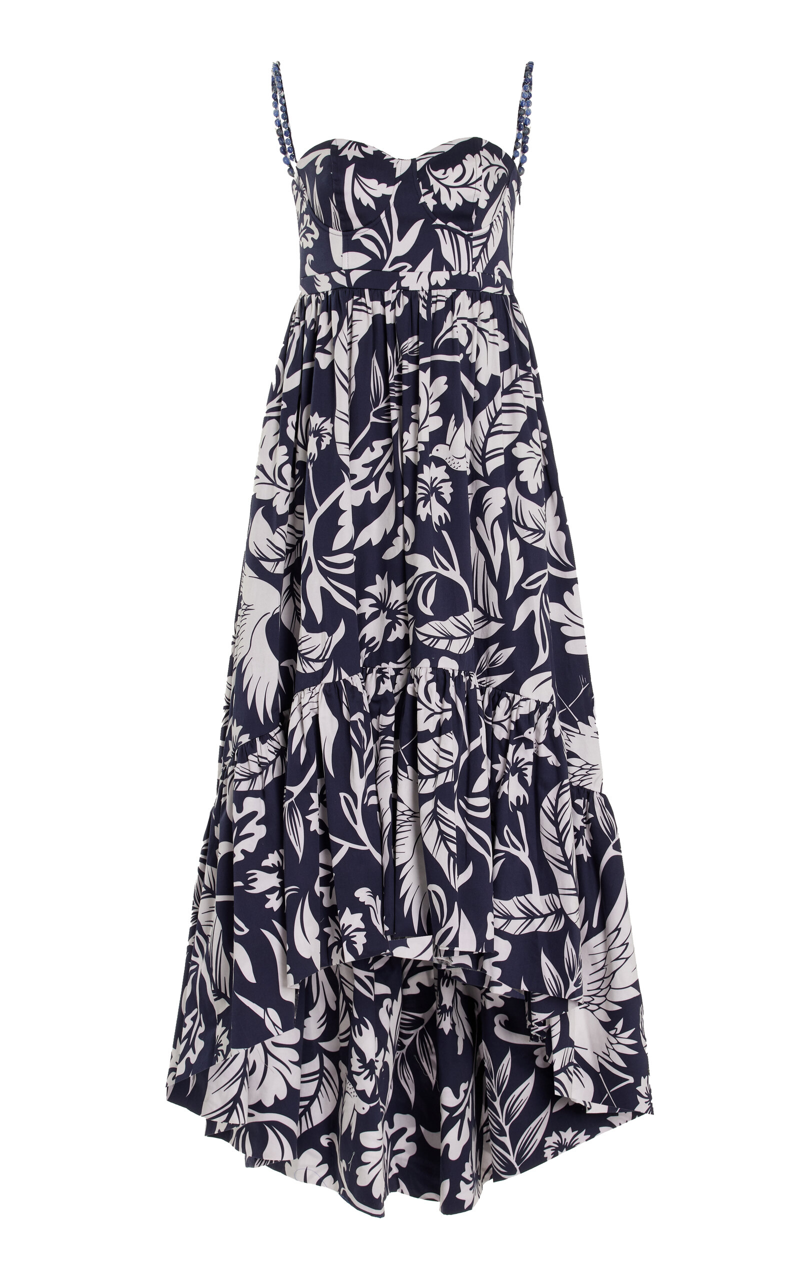 Andres Otalora Women's Atlantico Cotton Poplin Midi Dress