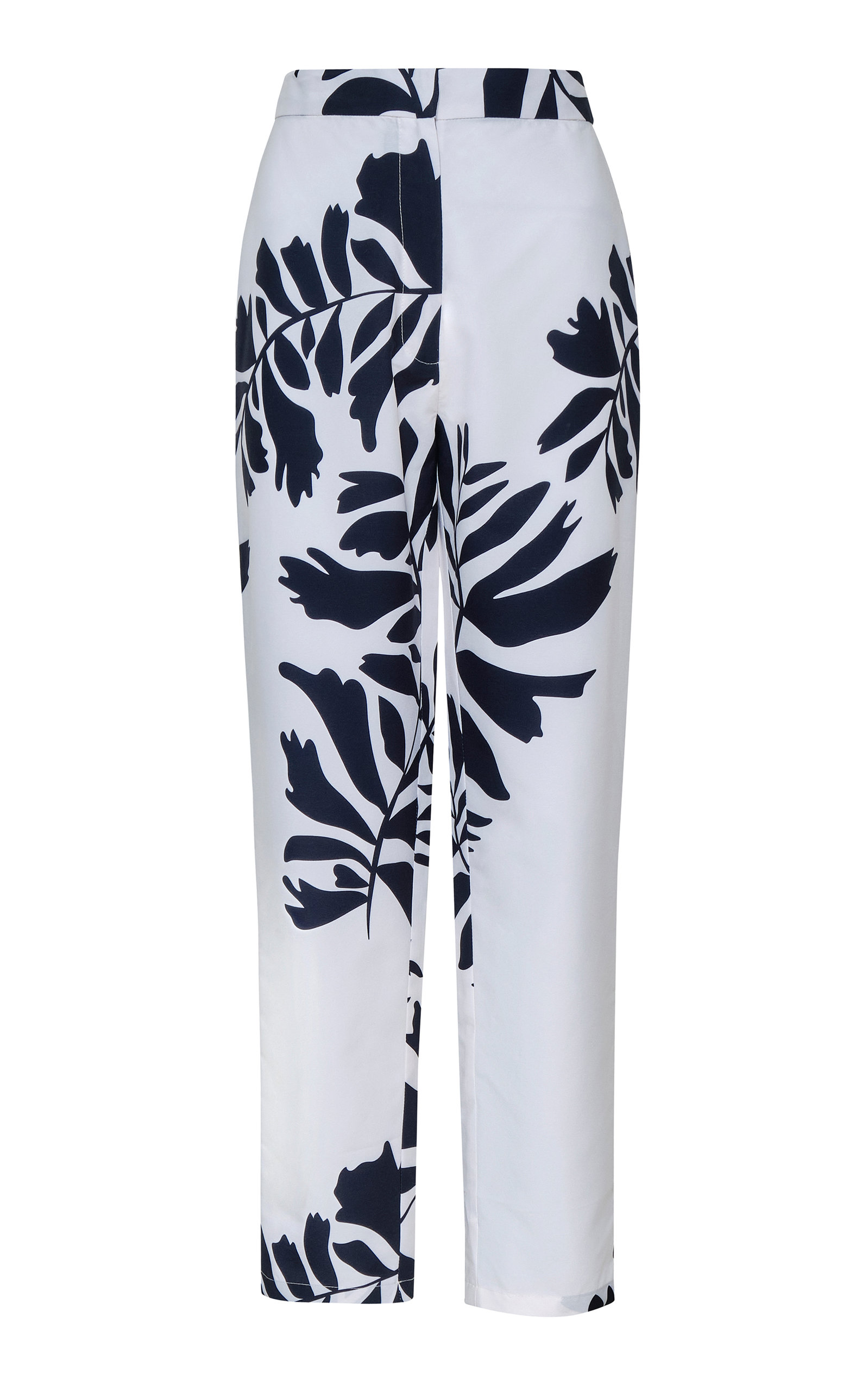 Andres Otalora Women's Layla Linen Cropped Pants In Floral