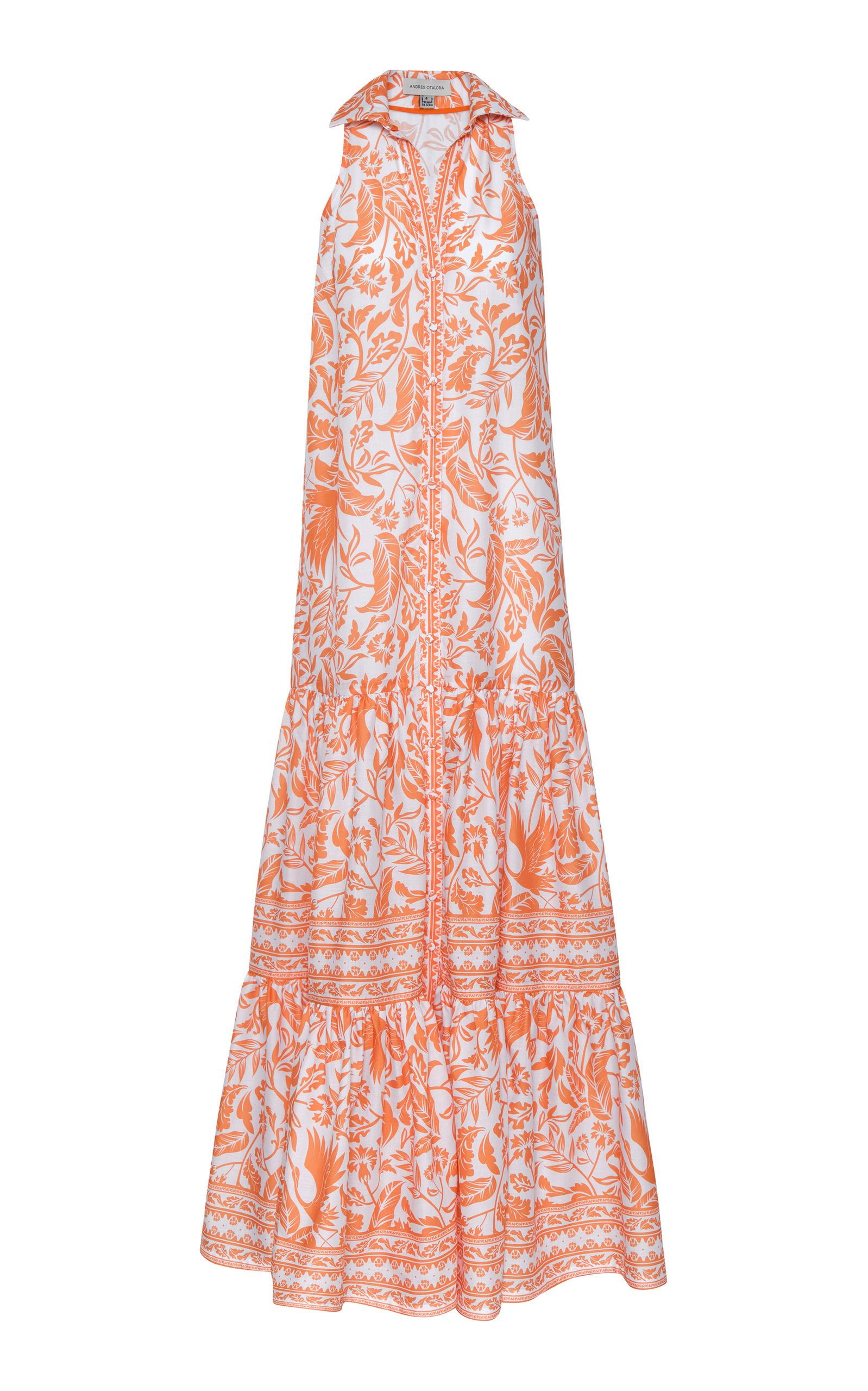 Andres Otalora Women's Jadida Cotton Poplin Maxi Dress