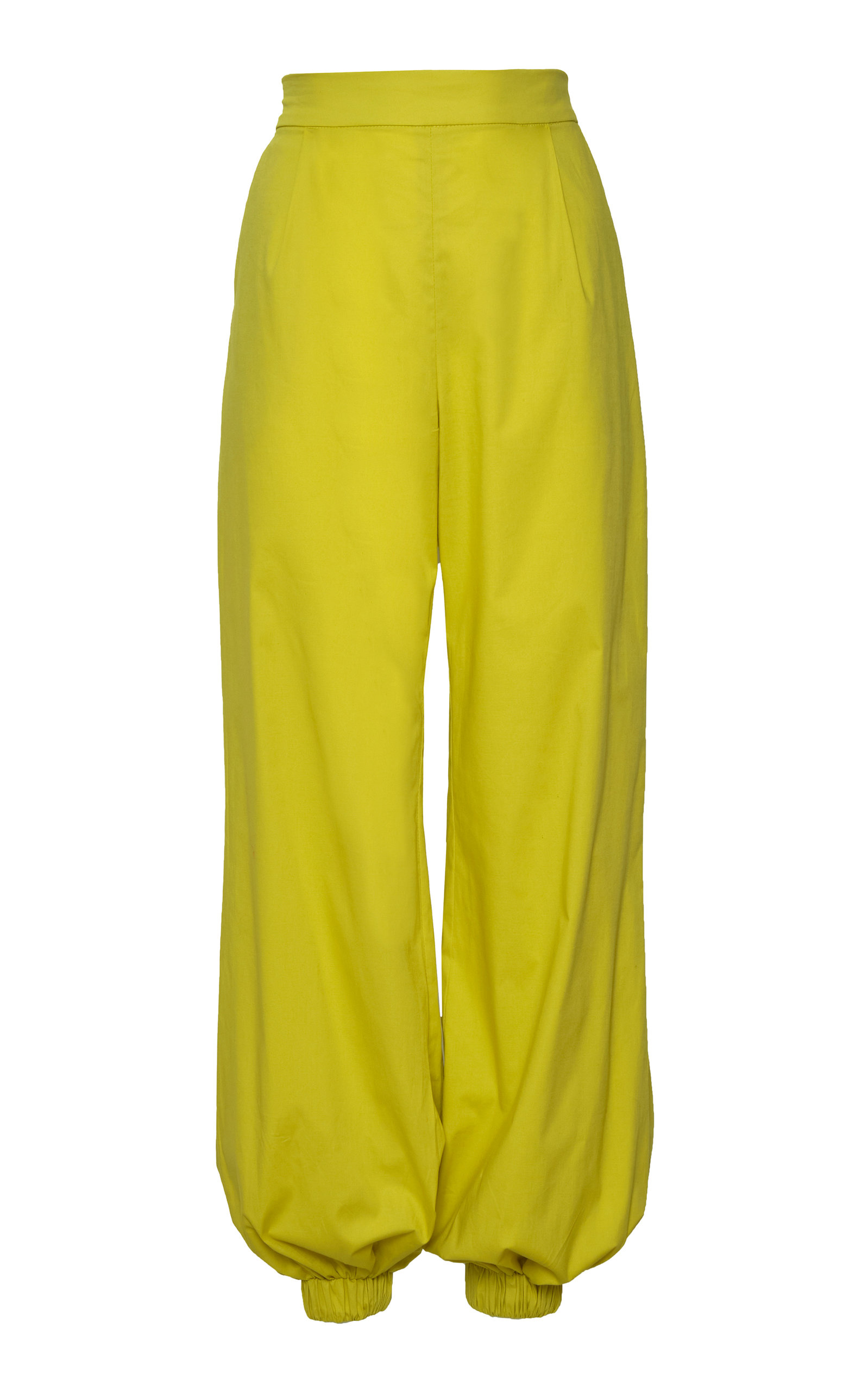 Andres Otalora Women's Hana Stretch-cotton Pants In Green