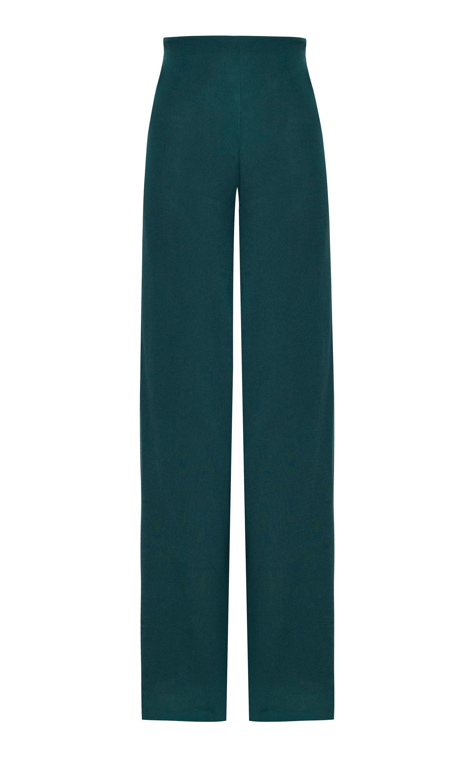 Andres Otalora Women's Amira Crepe Wide-leg Pants In Green