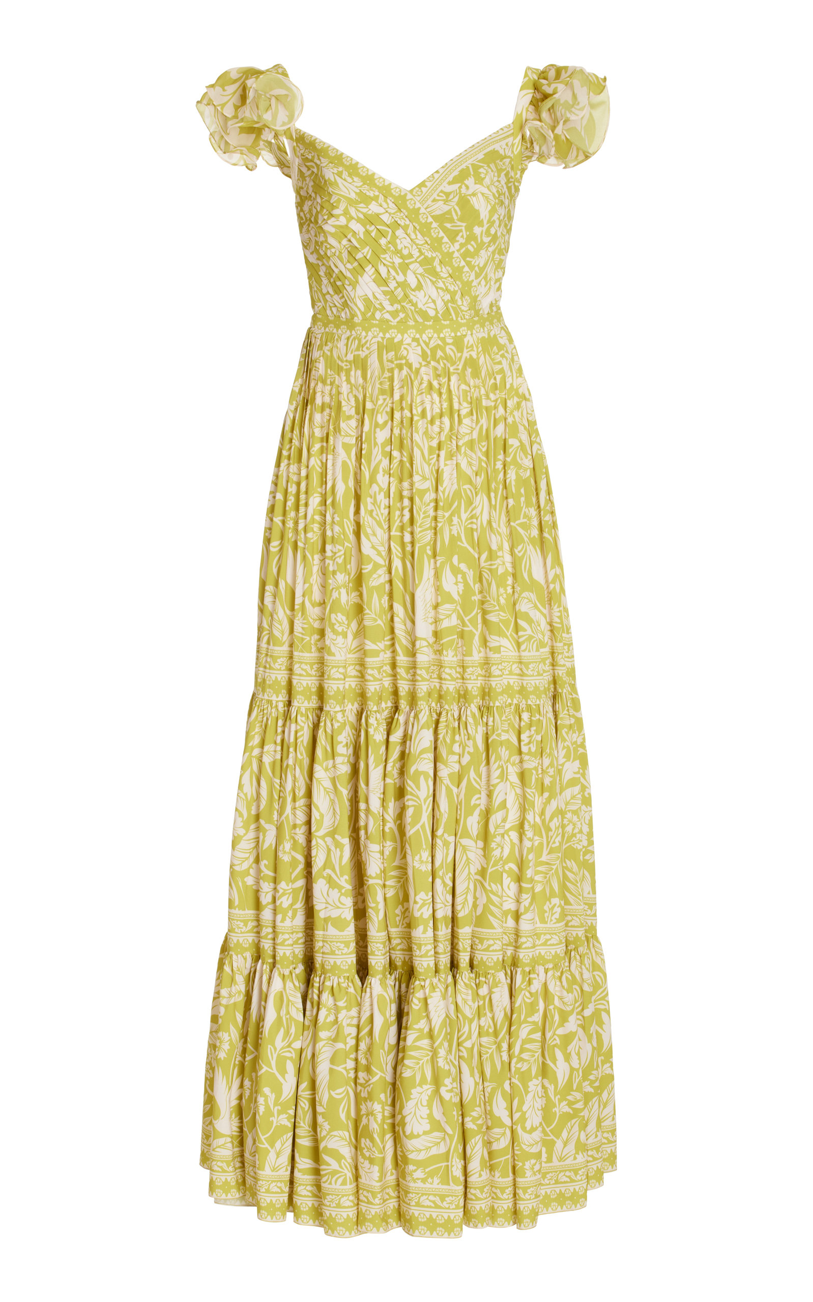 Andres Otalora Women's Exclusive Desierto Pleated Crepe Maxi Dress