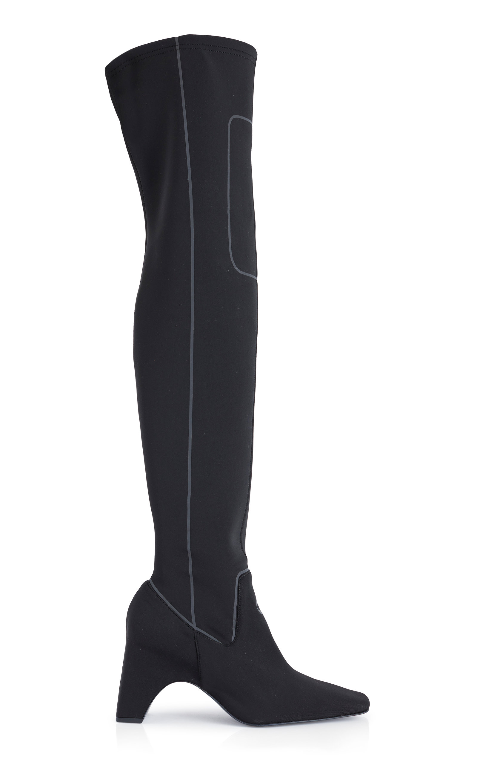 Coperni - Women's Stretch Synthetic Leather Boots - Black - Only At Moda Operandi