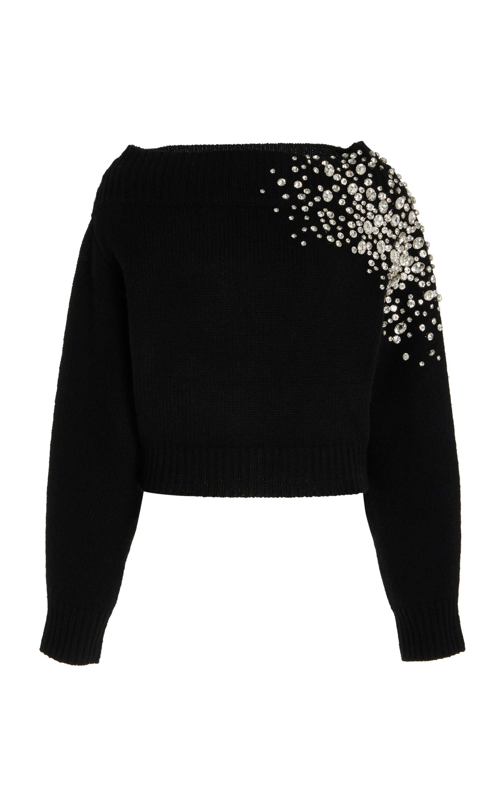 Hellessy Women's Brund Crystal-Embellished Wool And Cashmere-Blend Sweater