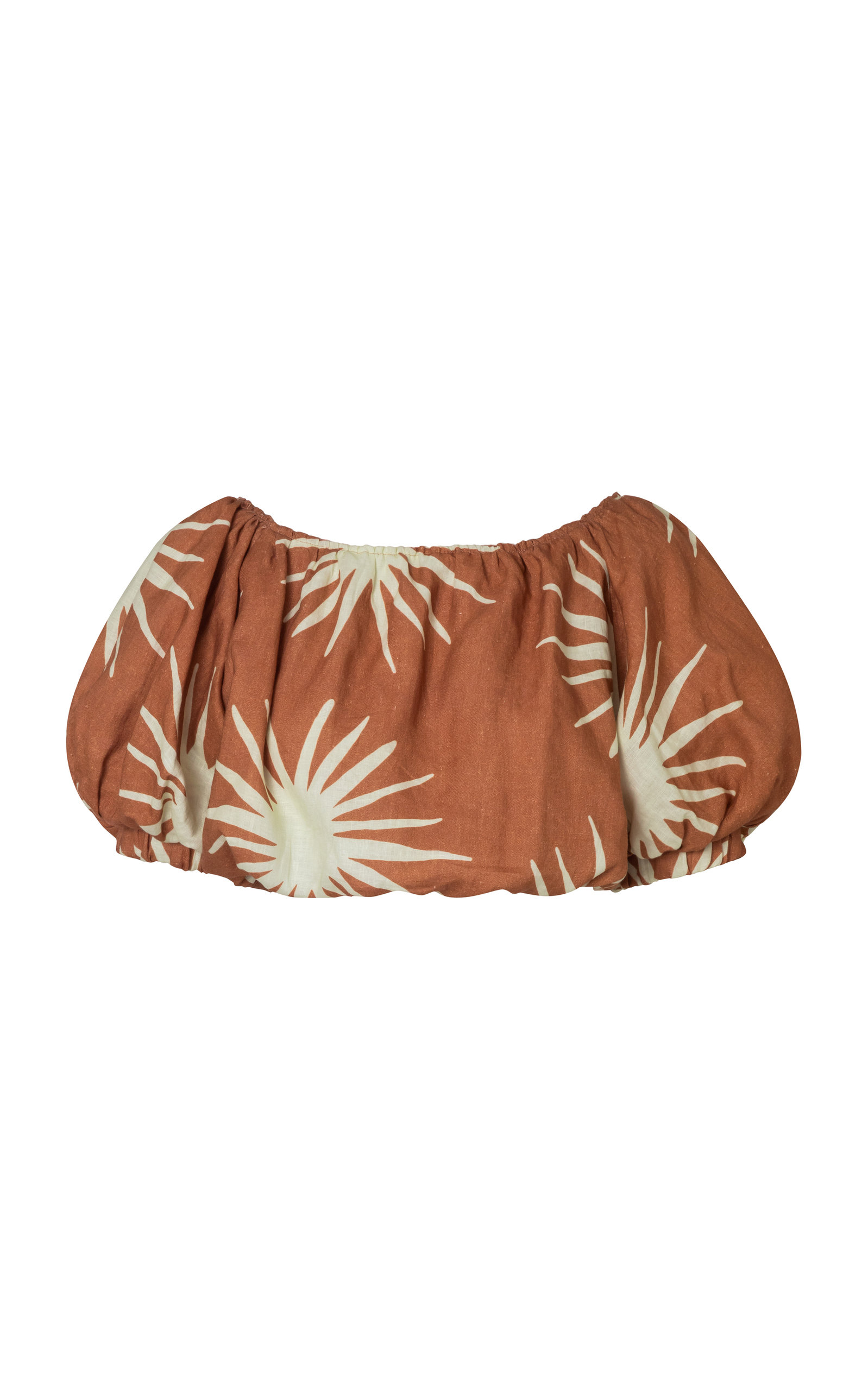 Cala de la Cruz Women's Kika Linen Cropped Top