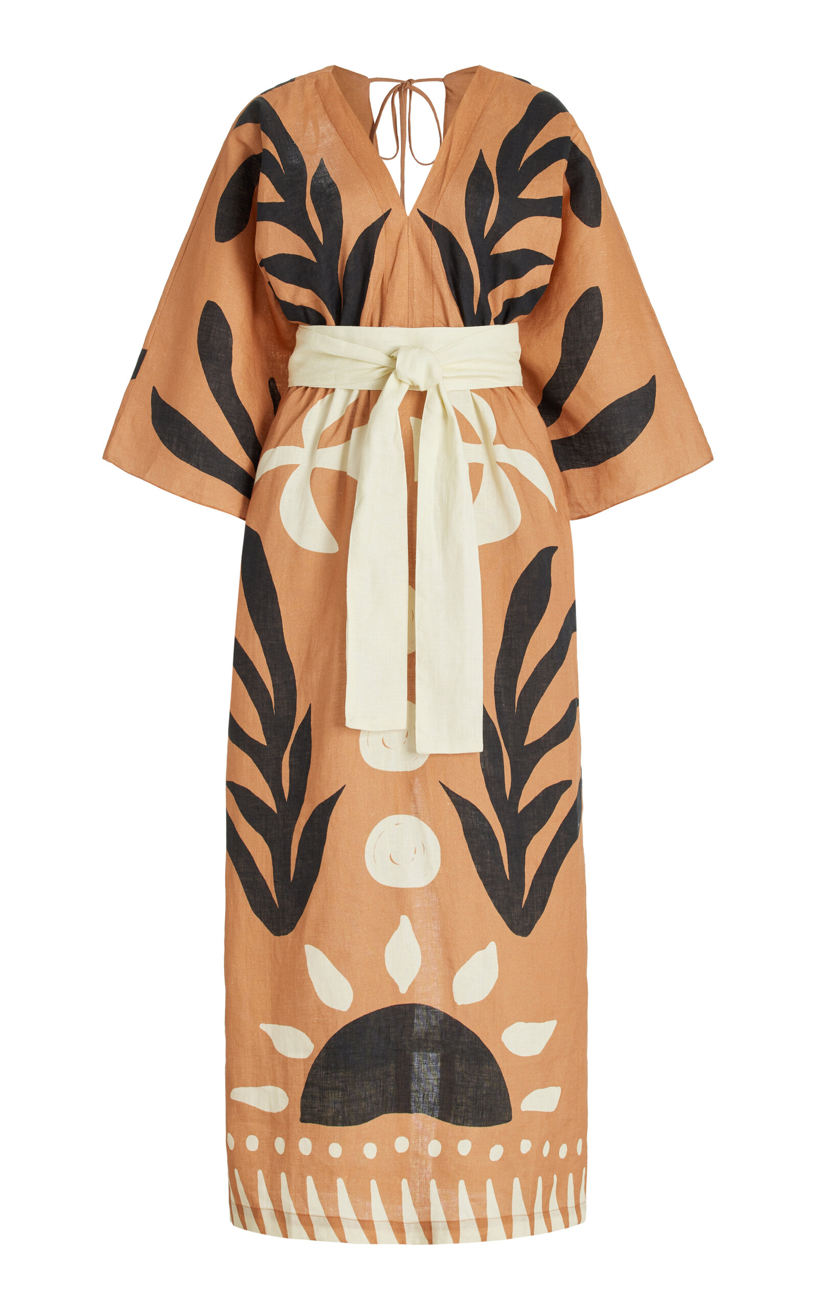 Cala de la Cruz Women's Federica Linen Midi Dress