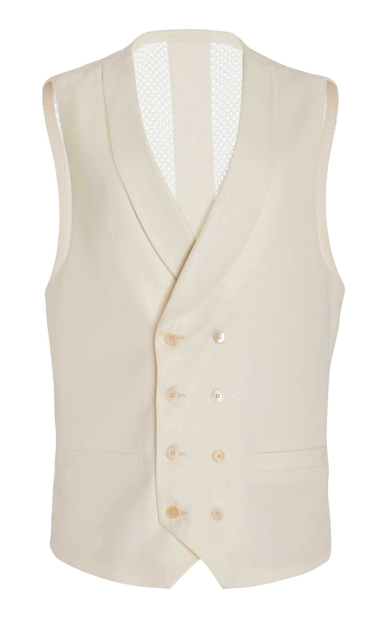Diotima Women's King Knit Back Double-Breasted Vest