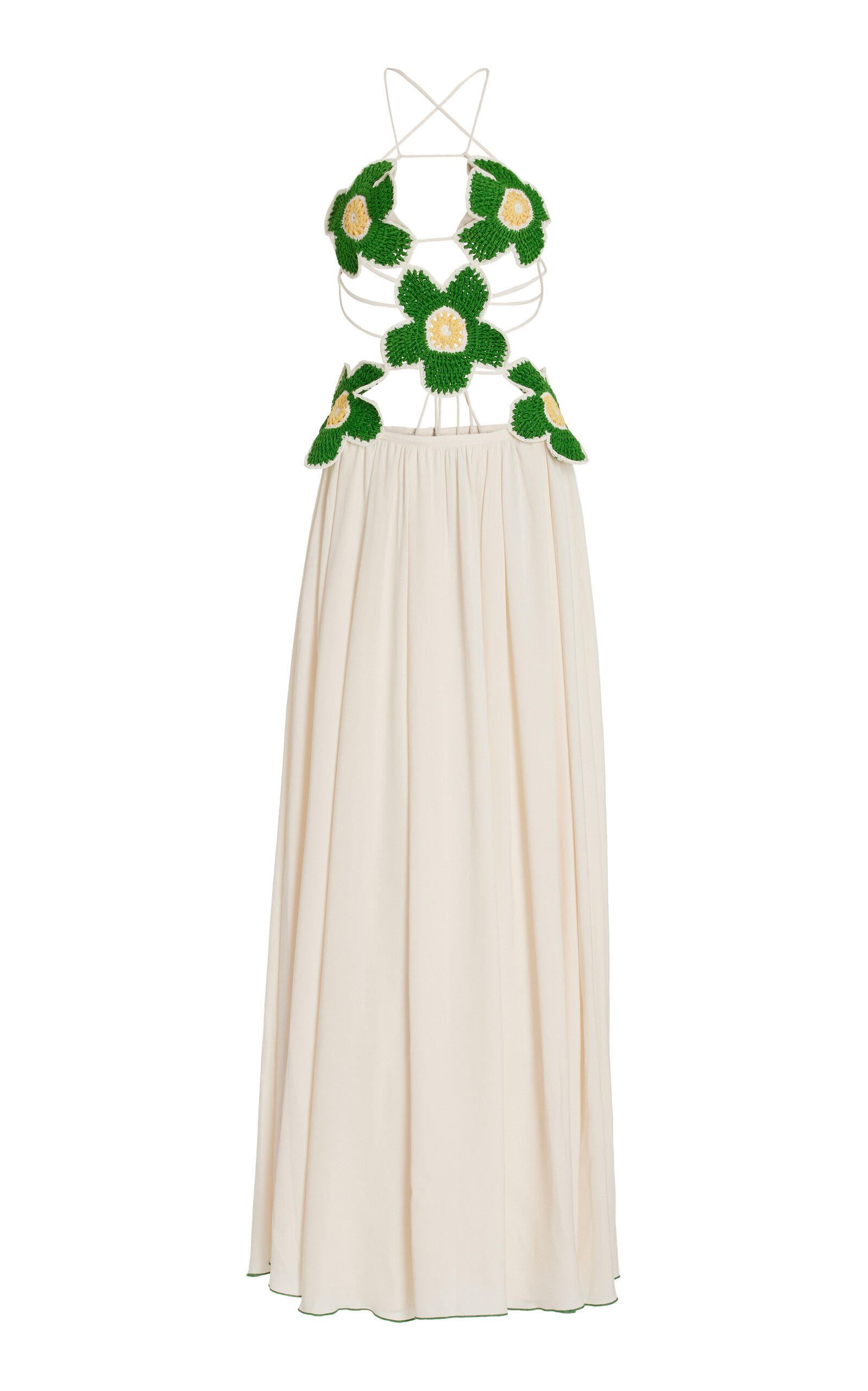 Hallie Crochet Detail Maxi Dress Hallie Crochet Detail Maxi Dress