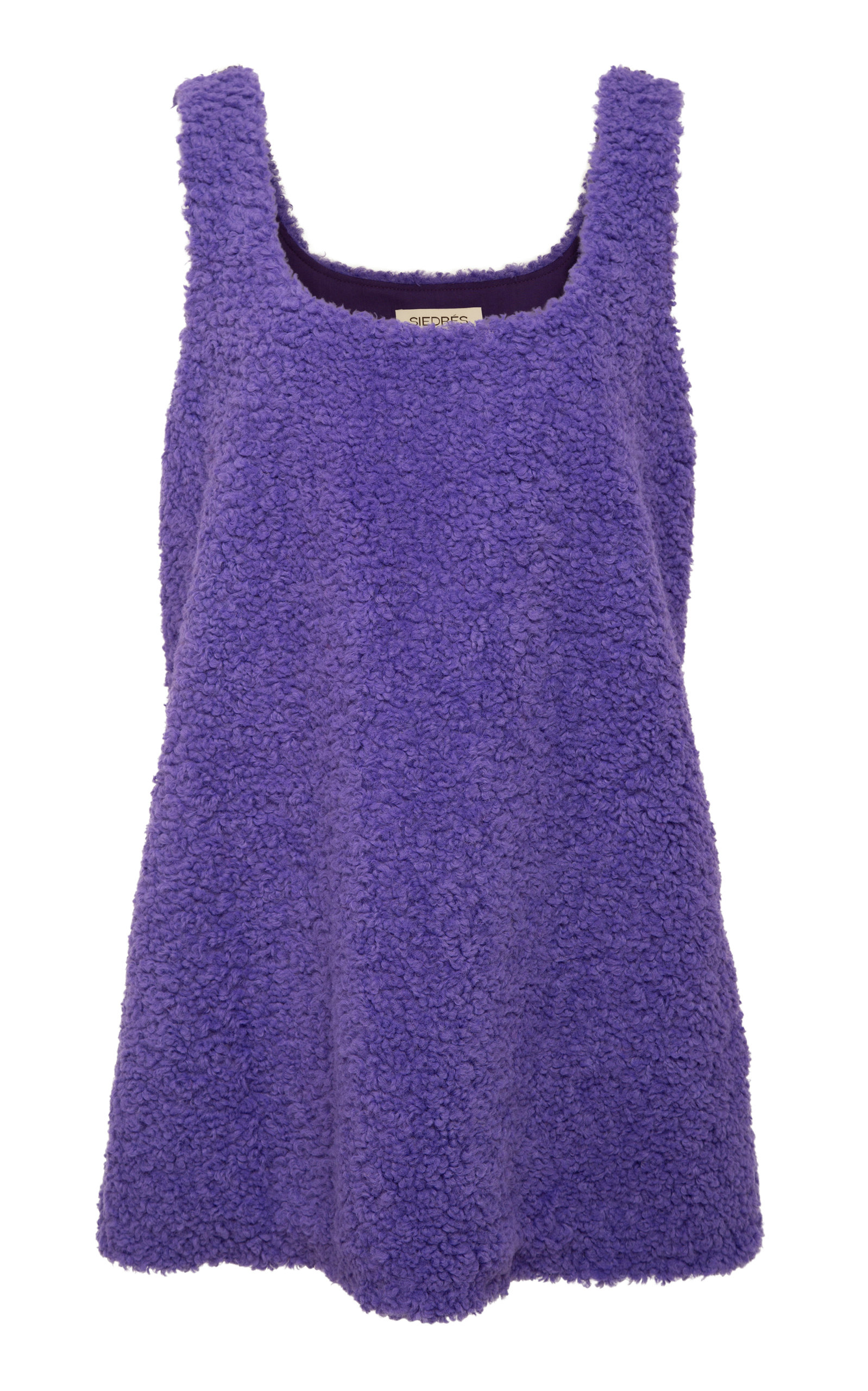 open lace back dress Airy Alpaca Easy Dress Purple / S / R122AS6450 main image 0