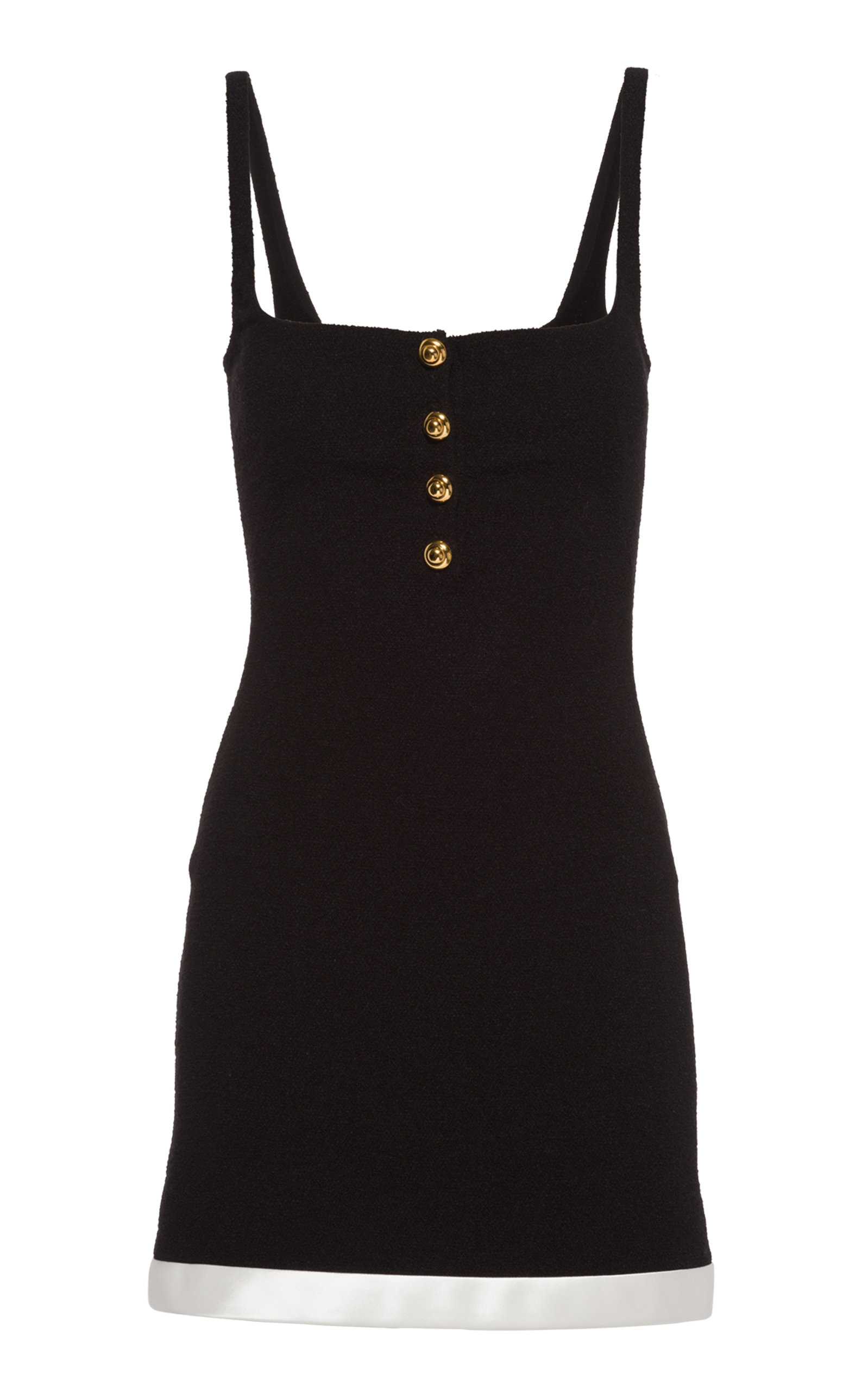 Miu Miu - Women's Boucle Mini Dress - Black - IT 38 - Moda Operandi