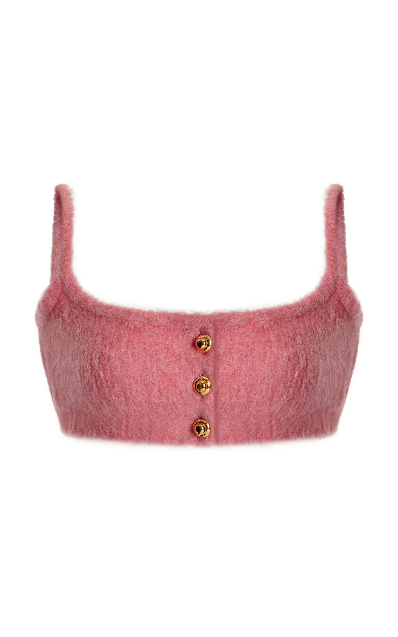 Bouclé Cropped Top