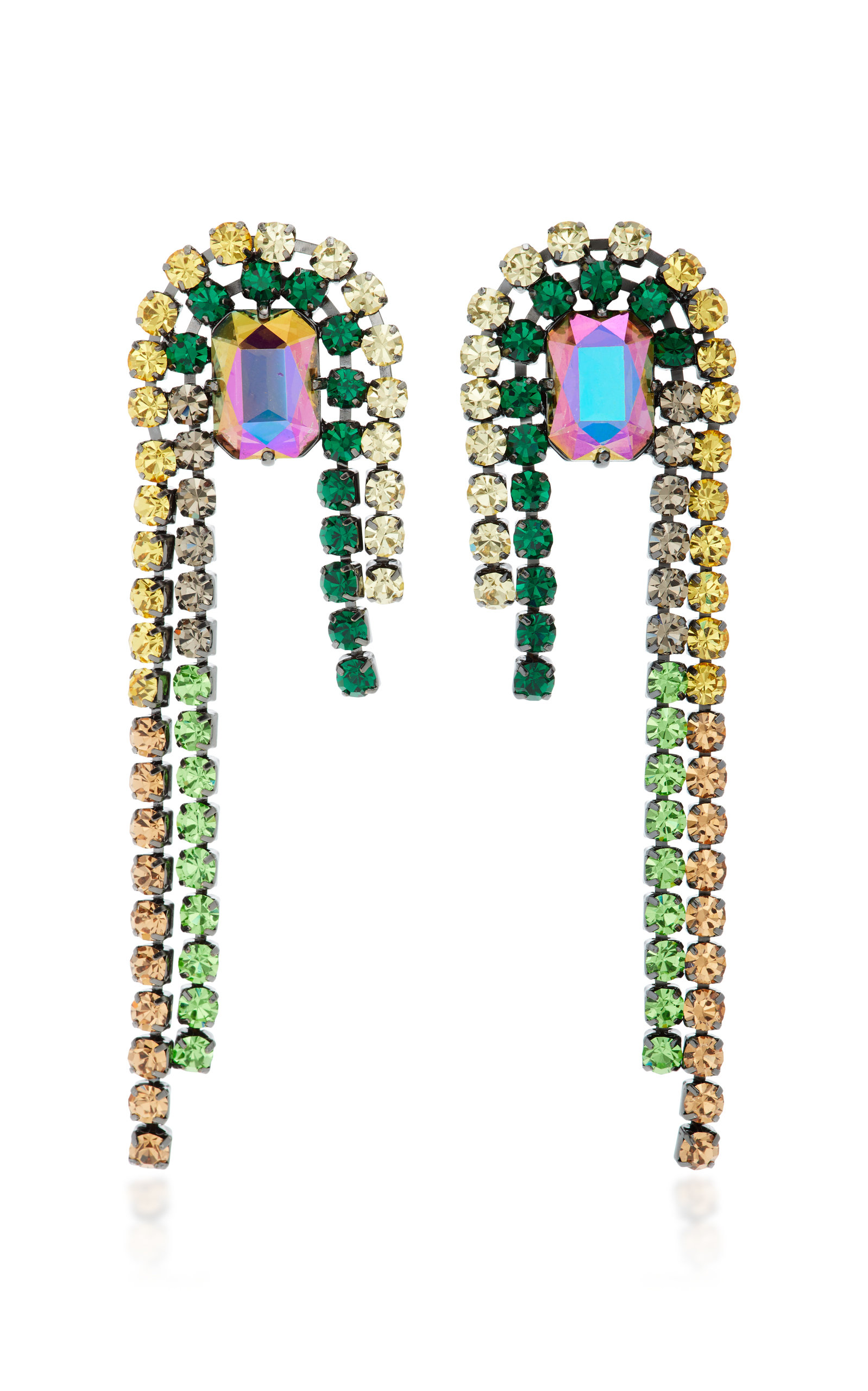 DEMARSON Women's Divina Crystal Waterfall Earrings