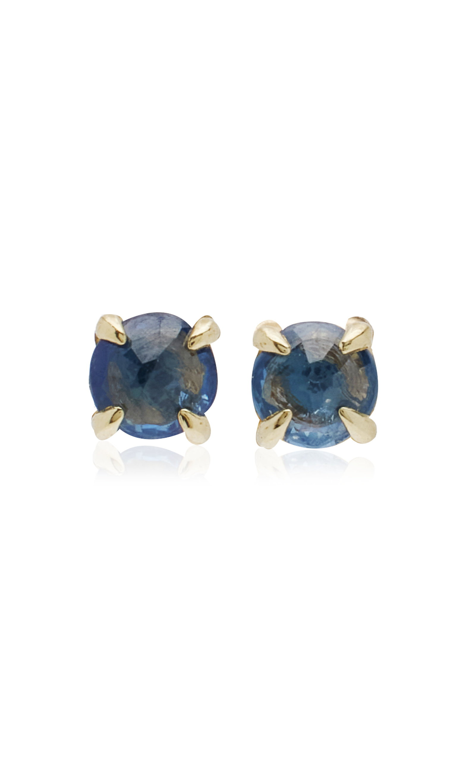 Clarence 14K Yellow Gold Sapphire Earrings