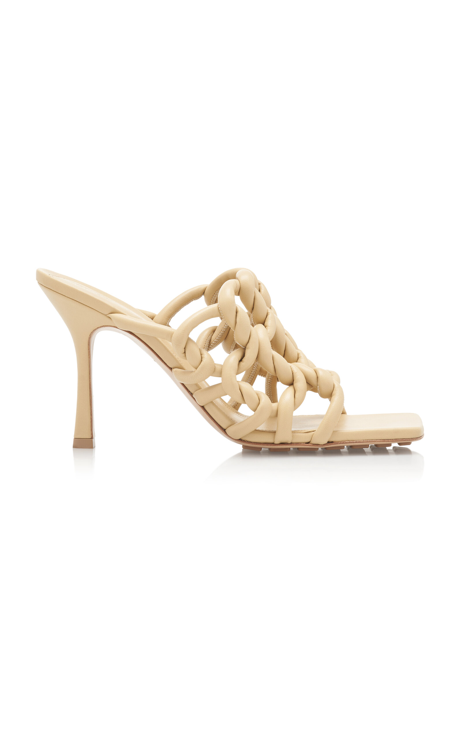 Bottega Veneta Stretch Leather Mule Sandals