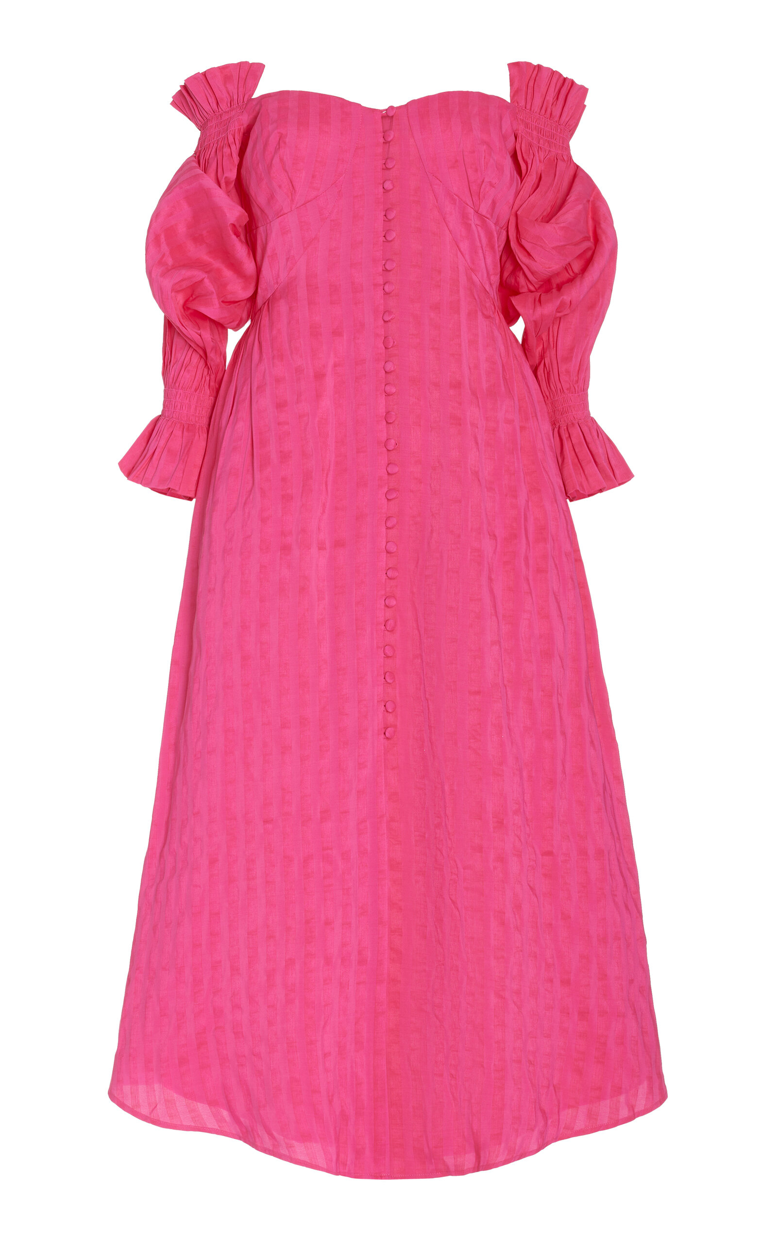 Cult Gaia - Simona Midi Dress - Pink - US 4 - Best Seller - Moda Operandi