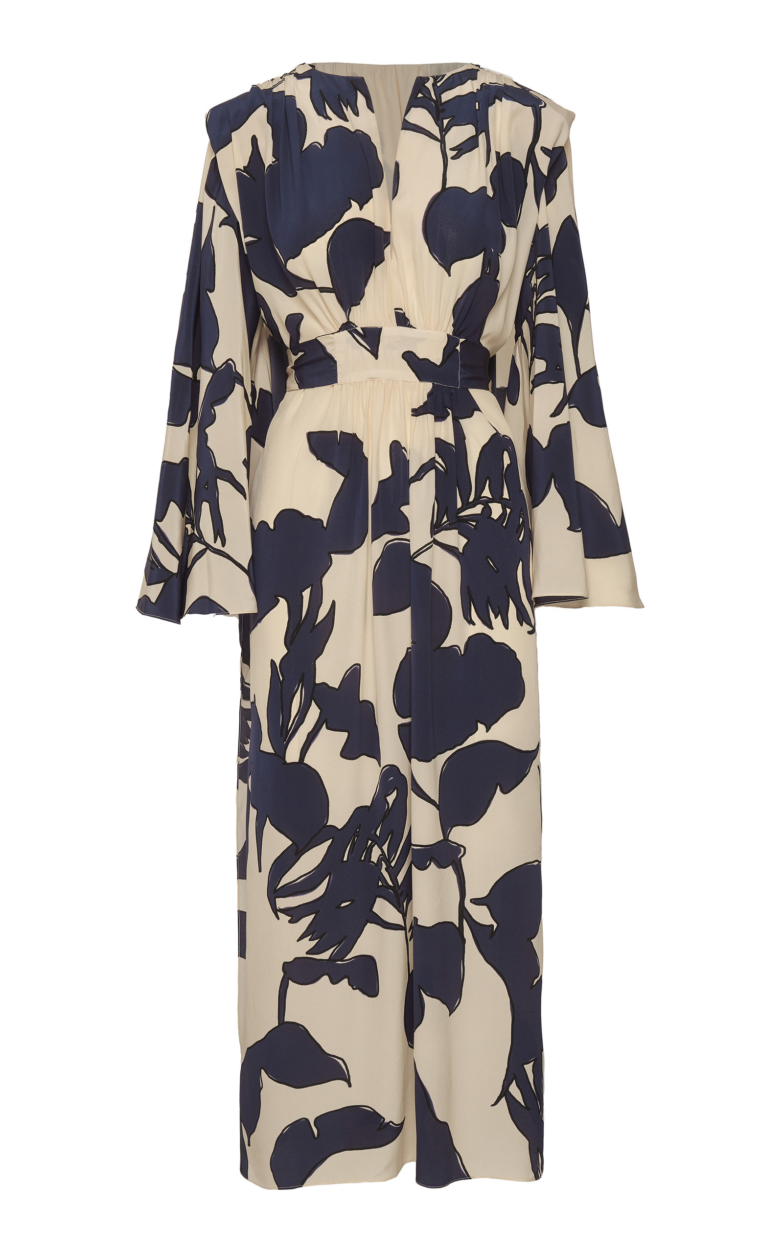 Johanna Ortiz - Women's Ancient Tropics Convertible Silk Maxi Dress - Multi - US 4 - Moda Operandi