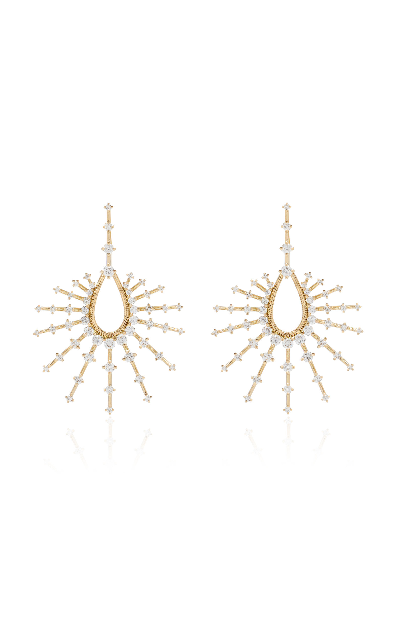 Clarity 18K Gold Diamond Earrings