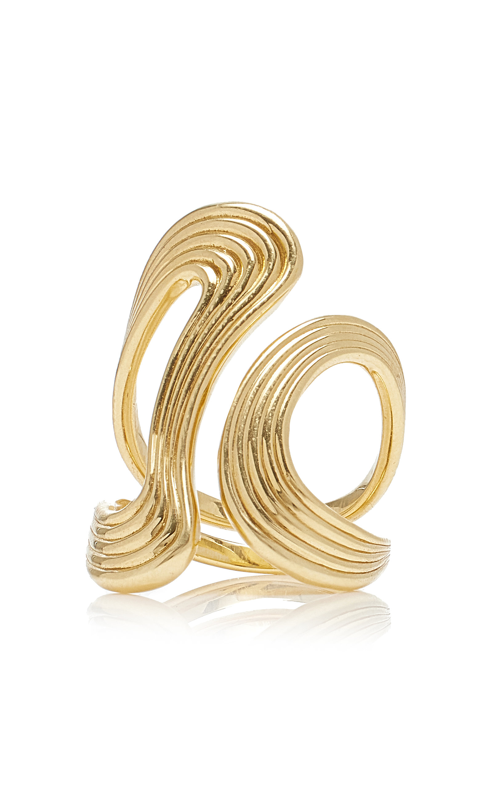 The Stream Lines 18K Yellow Gold Ring