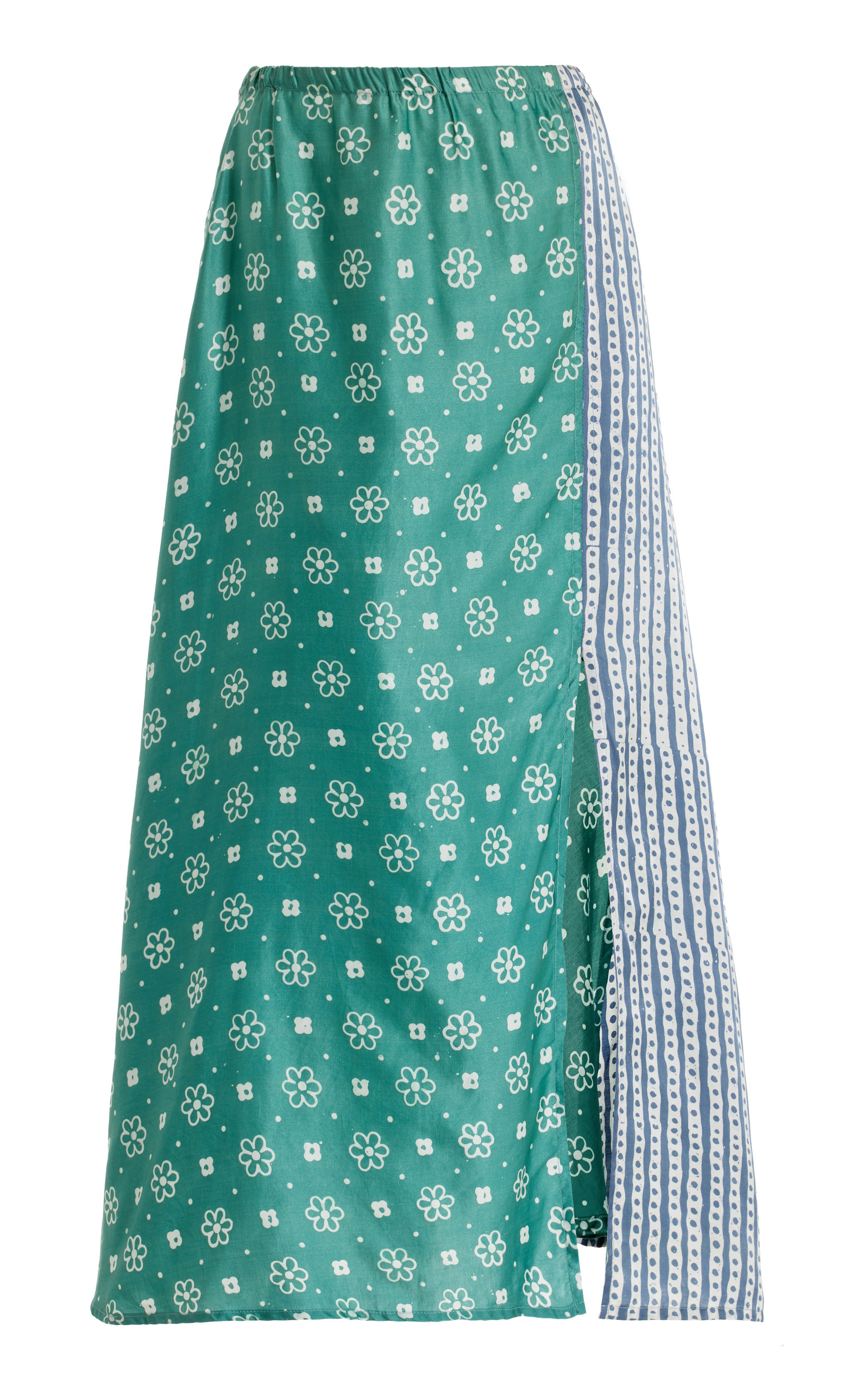 Cloe Cassandro Women's Ella Silk-Cotton Midi Skirt