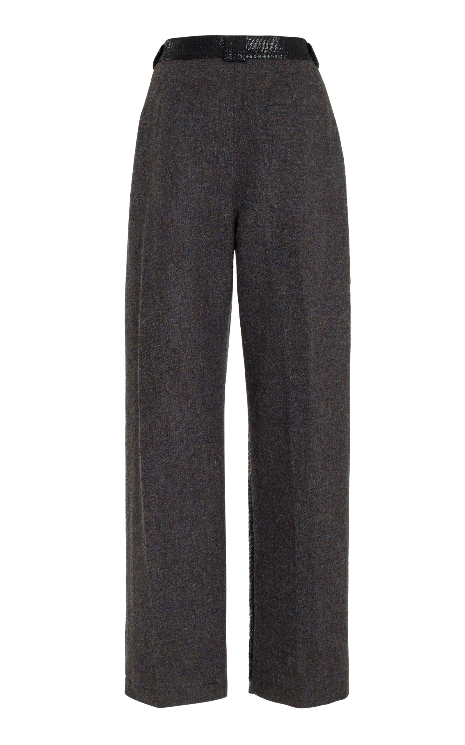 Diotima Women's Beckford Dual-Texture Wool Trouser