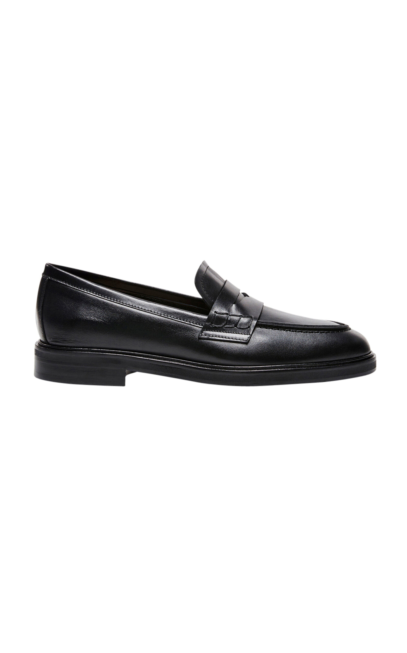 FLATTERED SARA LEATHER LOAFERS