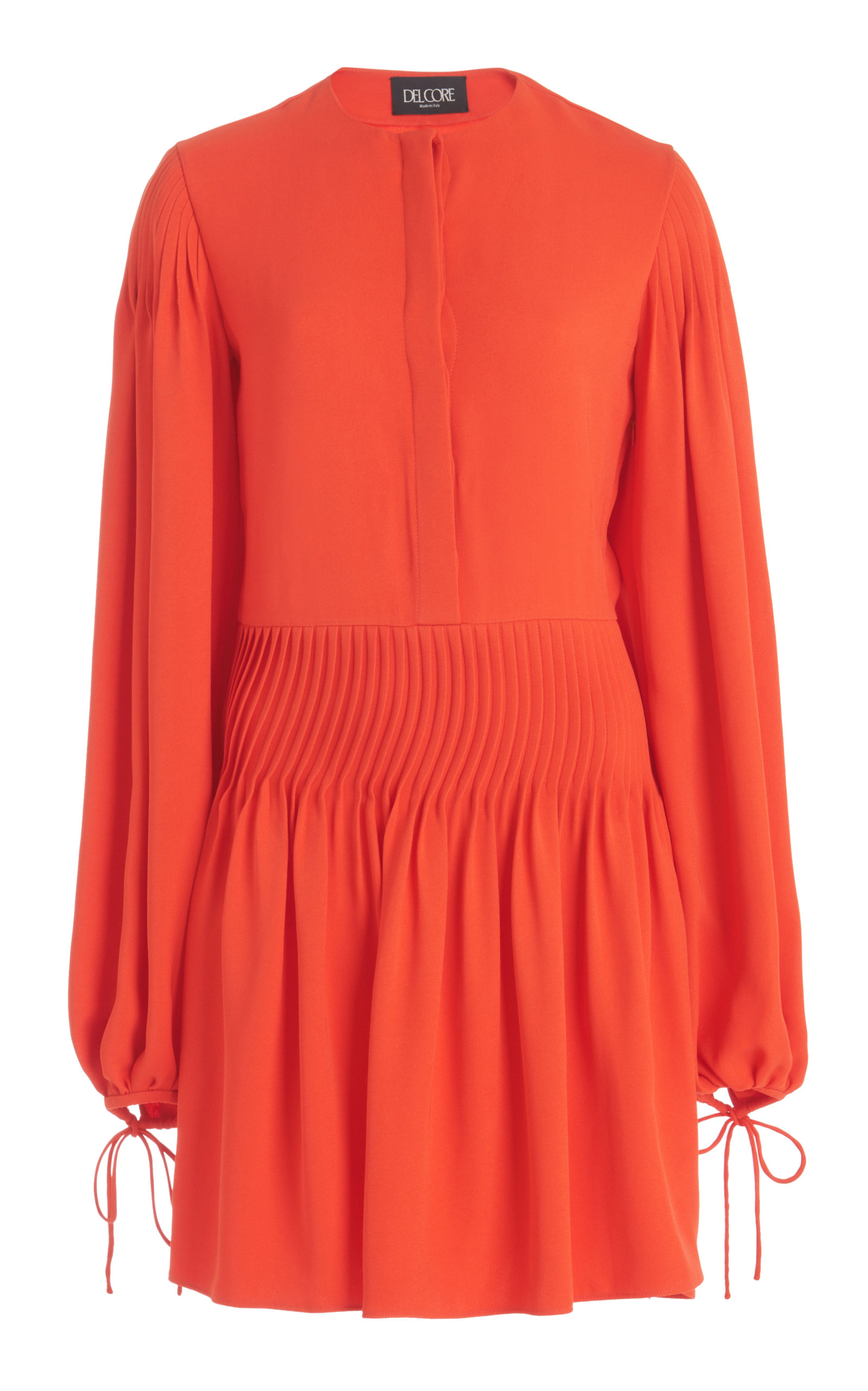 Del Core Women's Mini Shirt Dress In Orange