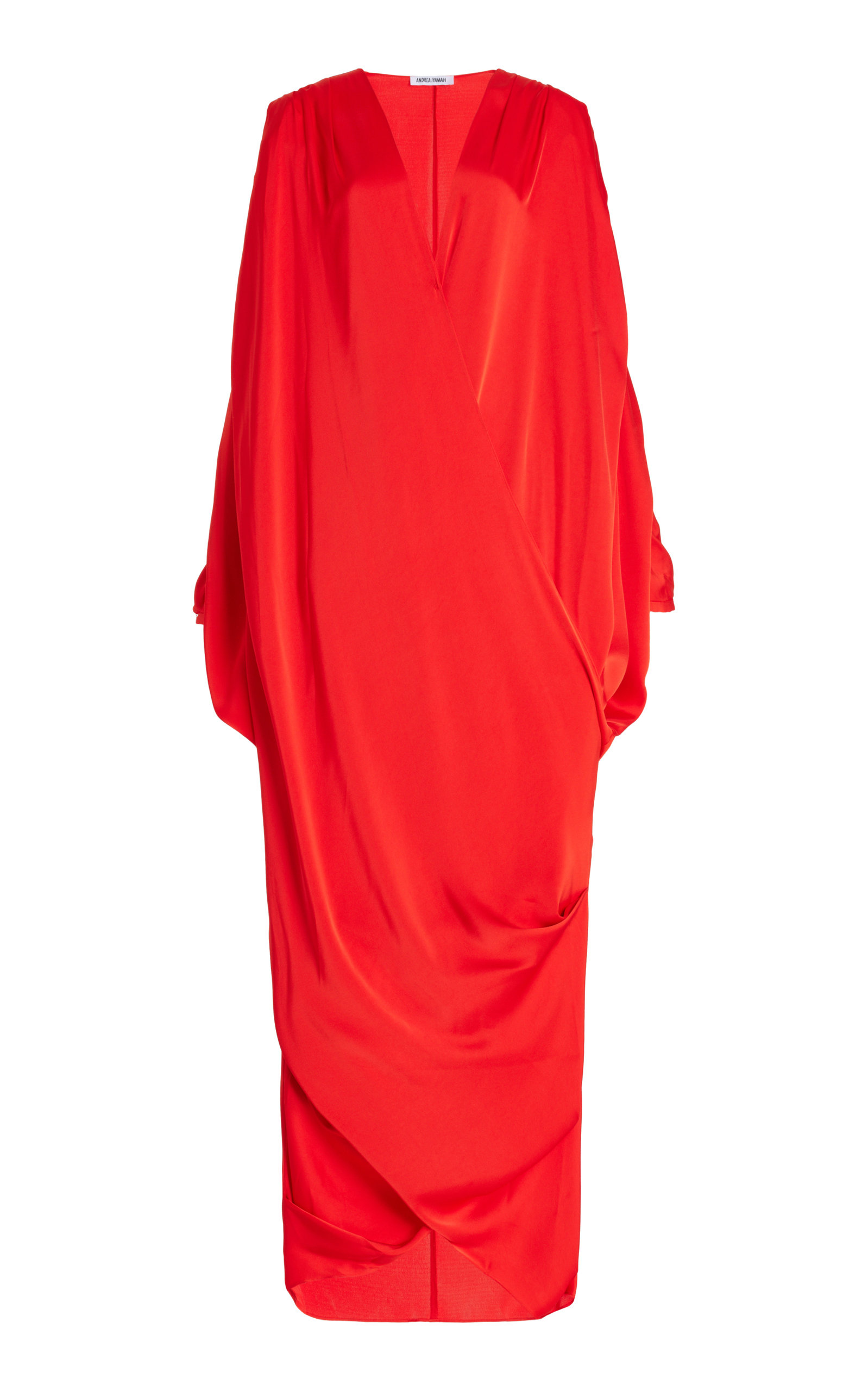 Click to view more detailed imagery on our partner's website Andrea Iyamah Women's Tibara Kaftan Dress In Red