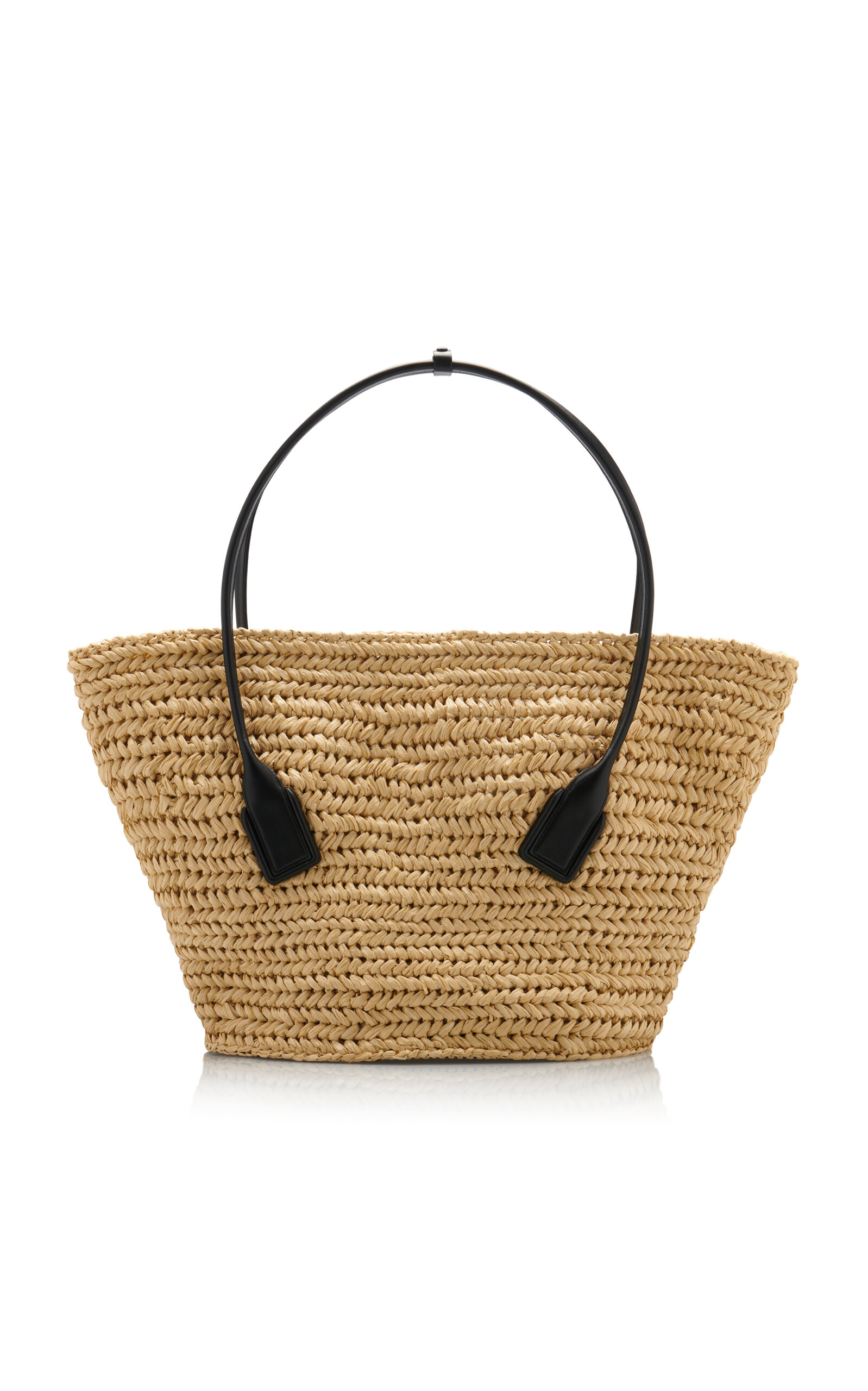 Bottega Veneta Medium Arco Crochet Raffia Tote Bag
