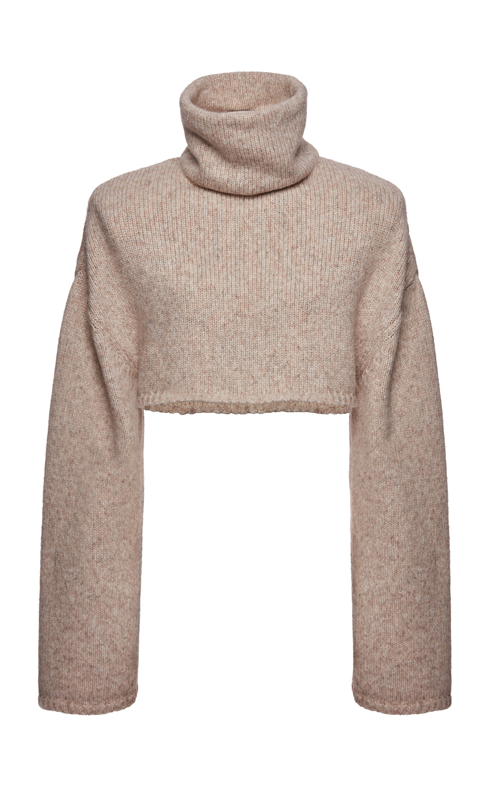 Magda Butrym Women's Cropped Turtleneck Sweater