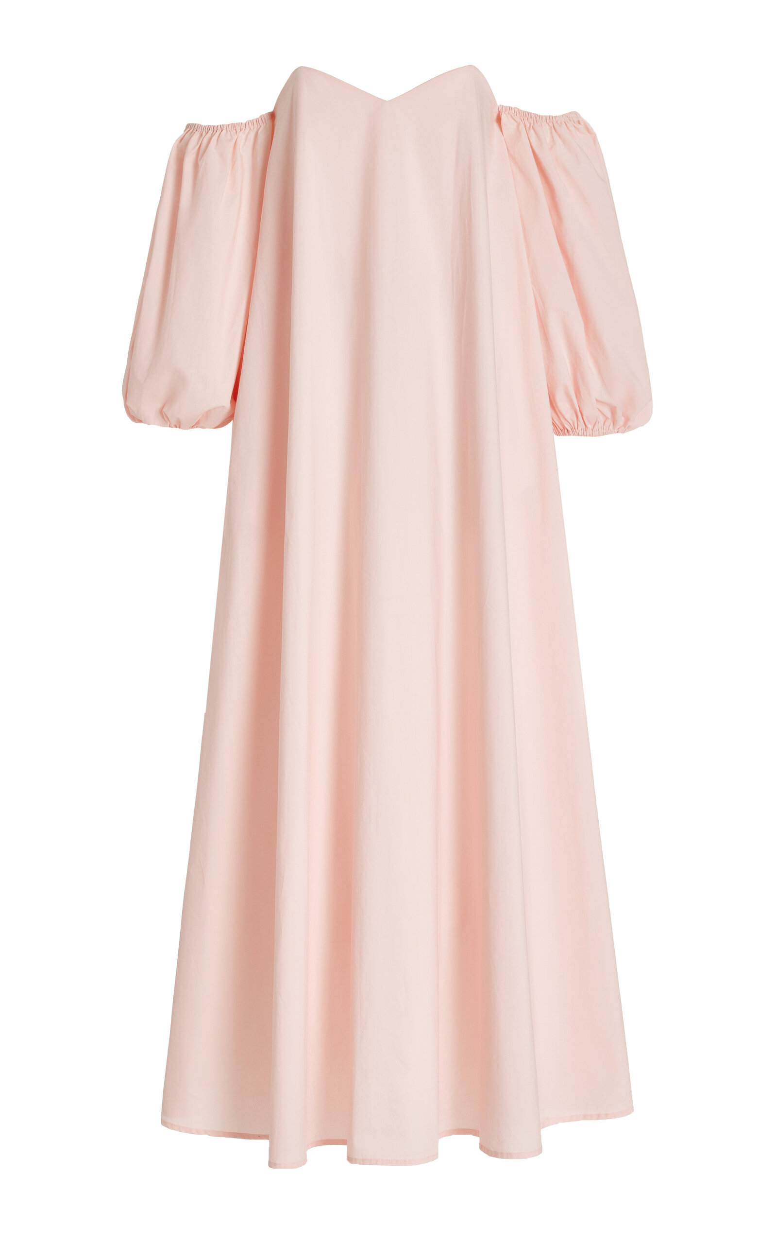 Bird & Knoll Women's Cruz Cotton Poplin Maxi Dress